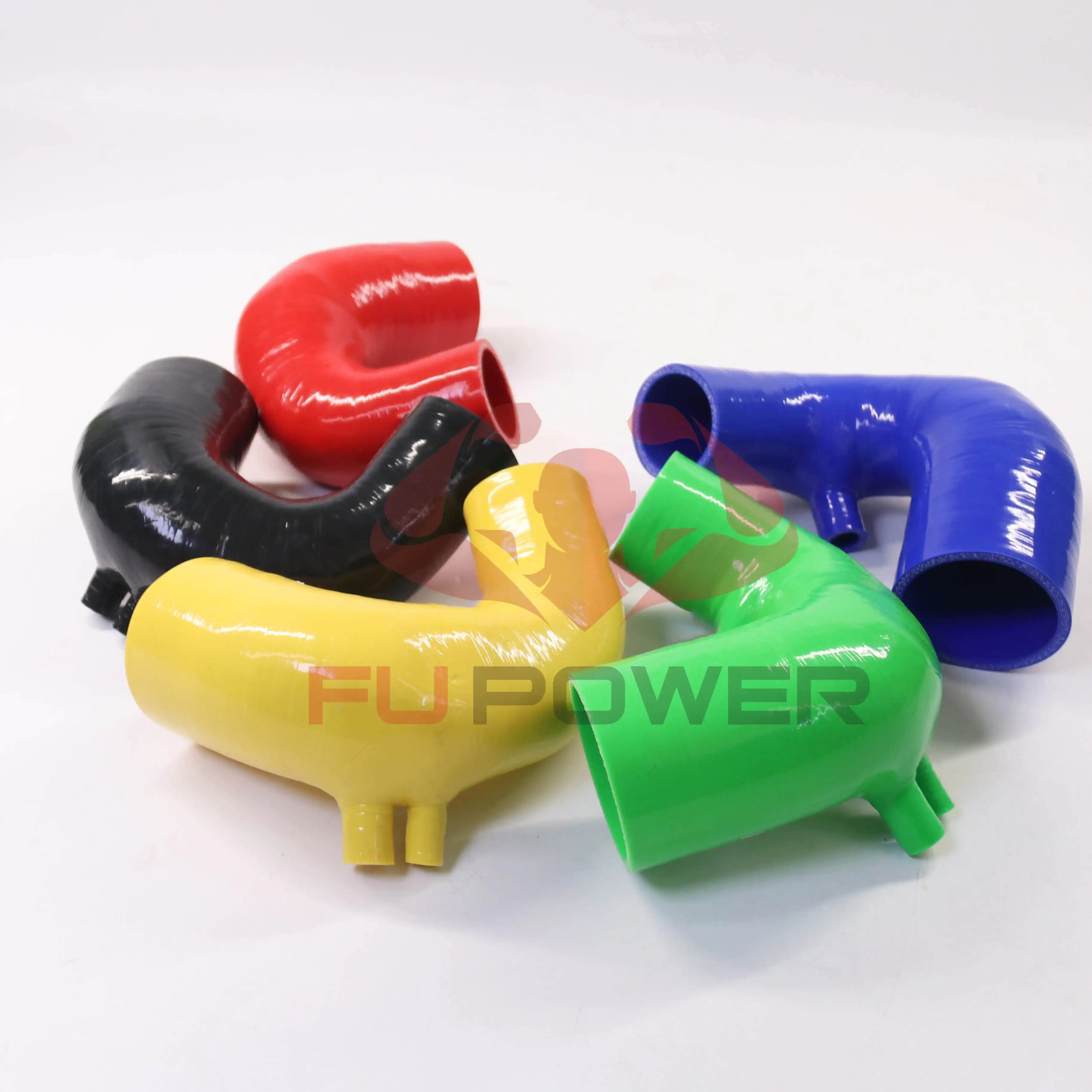 Tubo de entrada de turbos compatible con Fiat 500 Abarth 595 Turismo 695 Competizione Garretts Turbo manguera de admisión de silicona 1