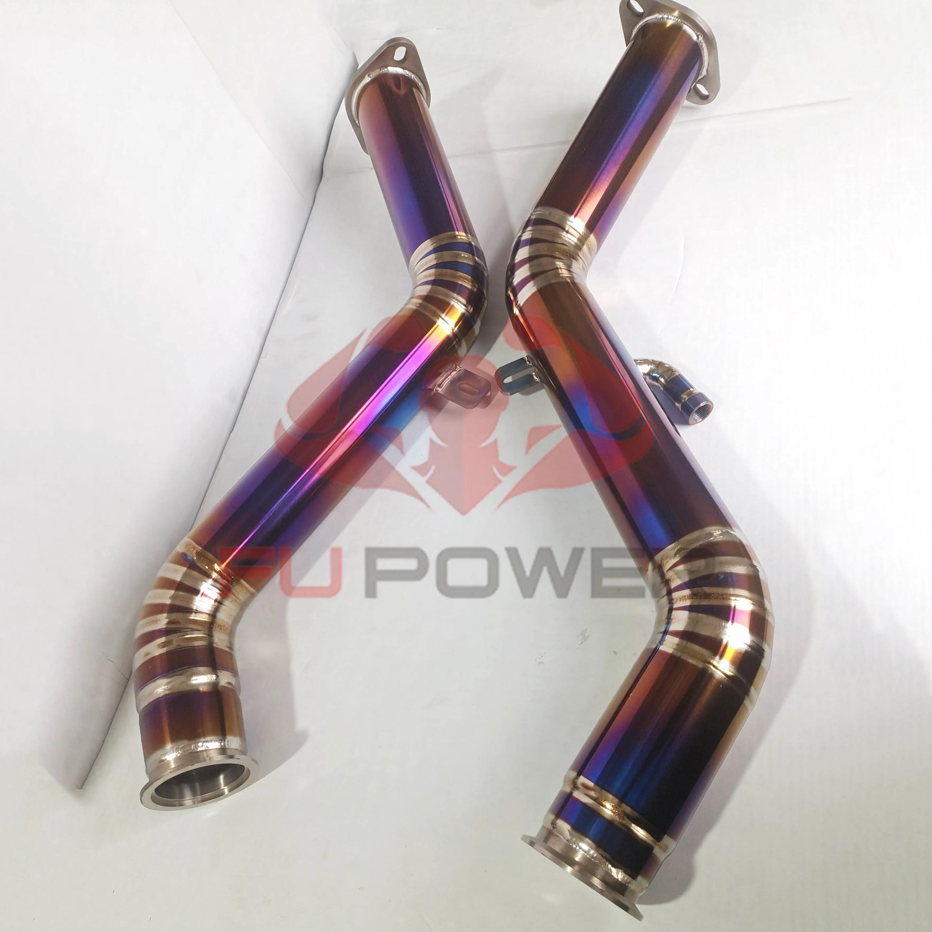 Titanium Exhaust Downpipe for Infiniti Q50 Q60 VR30 3.0t 2016+ 1
