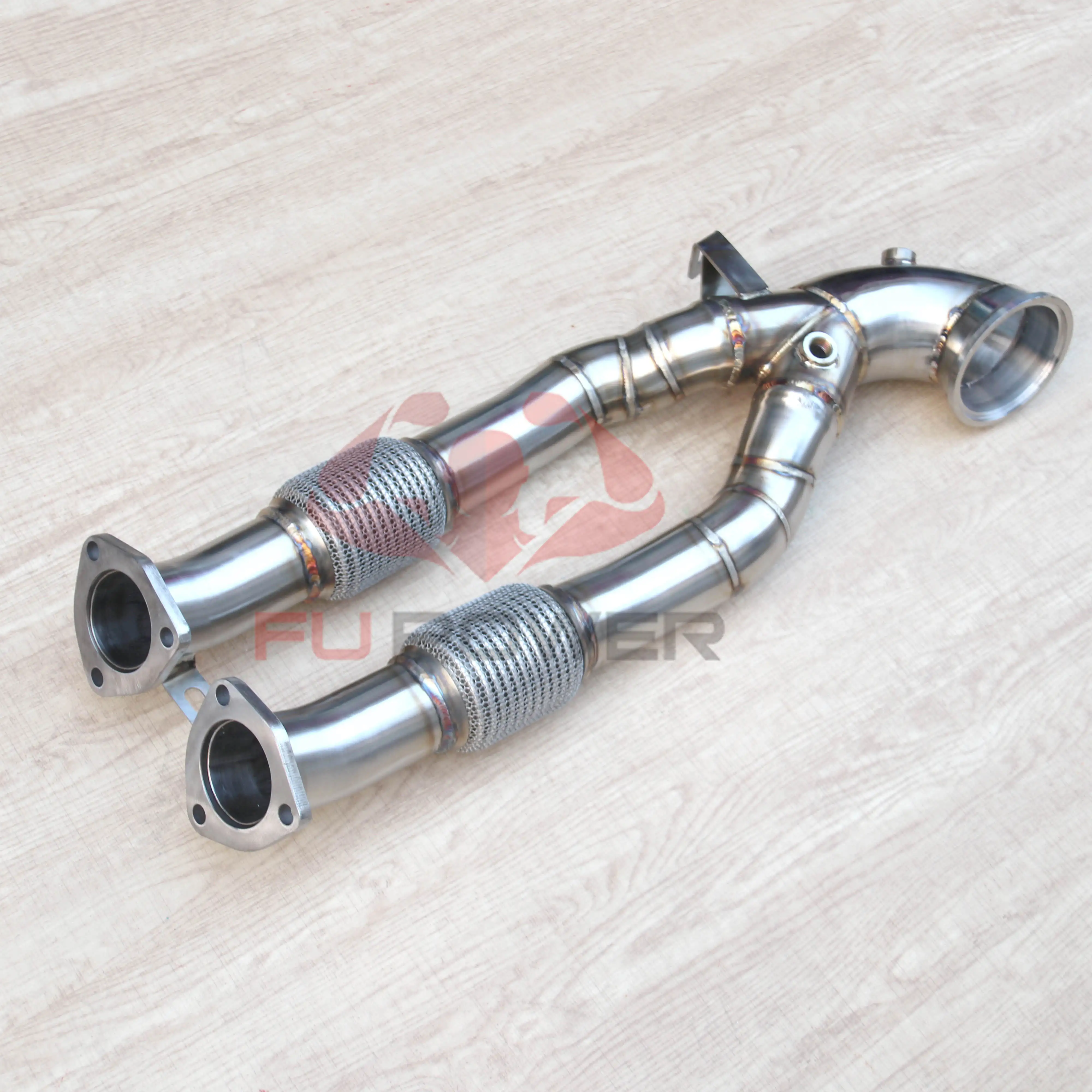 Tubo de escape personalizado Fupower Fabricante de tubos de escape personalizados 3