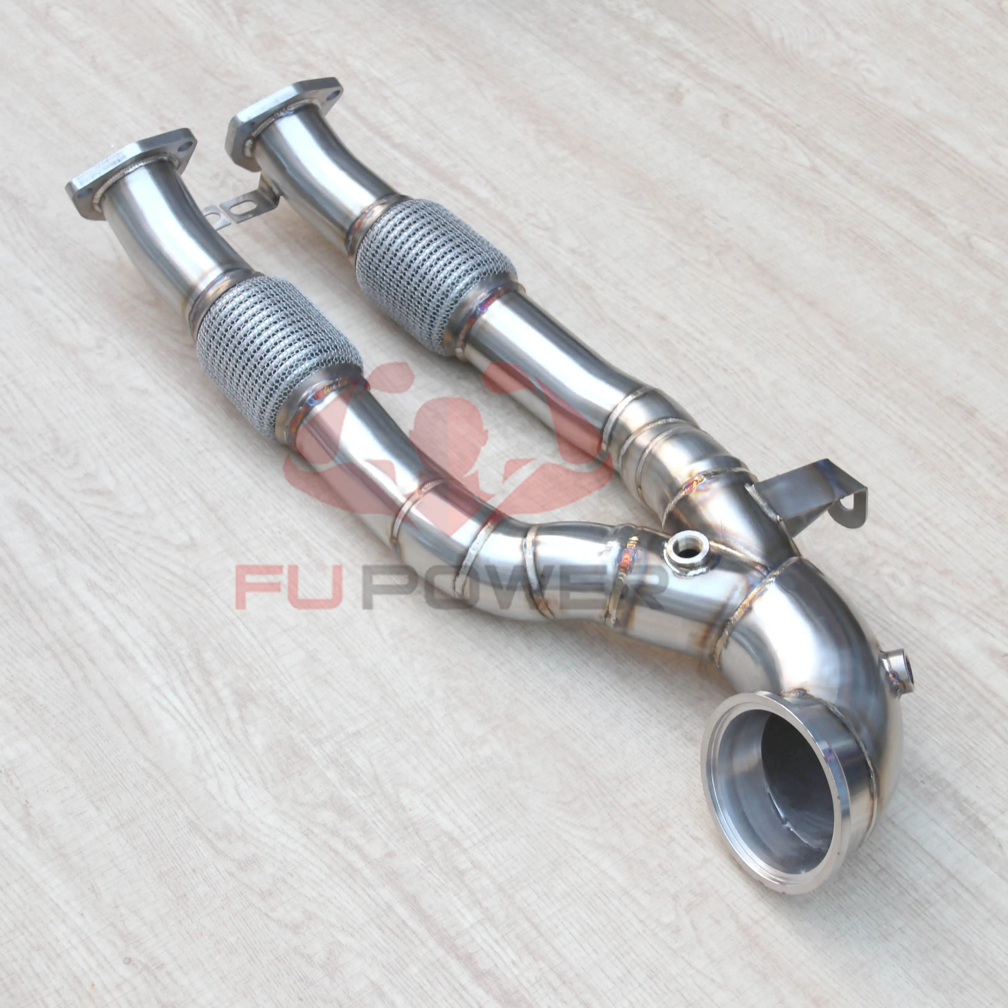 Tubo de escape personalizado Fupower Fabricante de tubos de escape personalizados 4