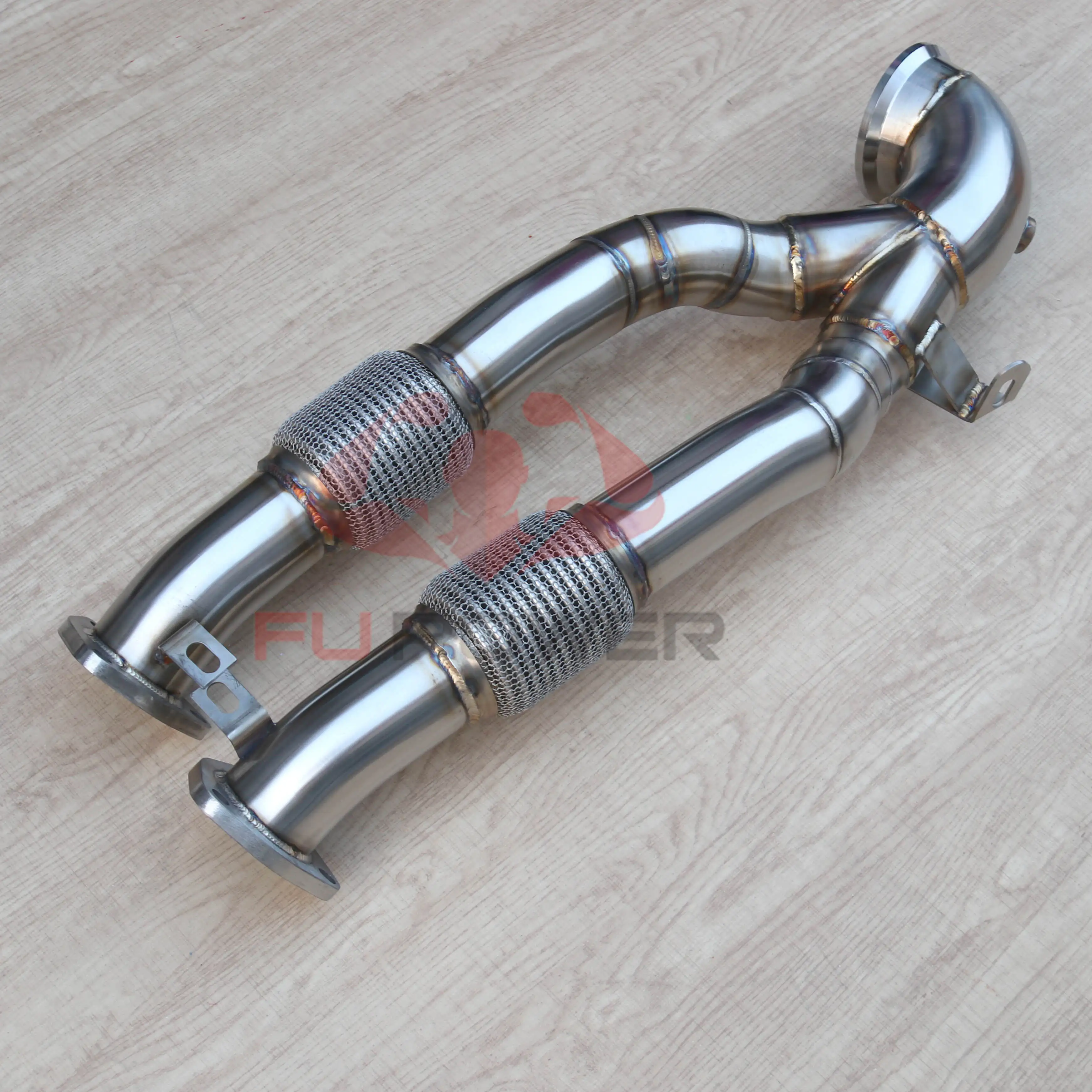 Tubo de escape personalizado Fupower Fabricante de tubos de escape personalizados 8