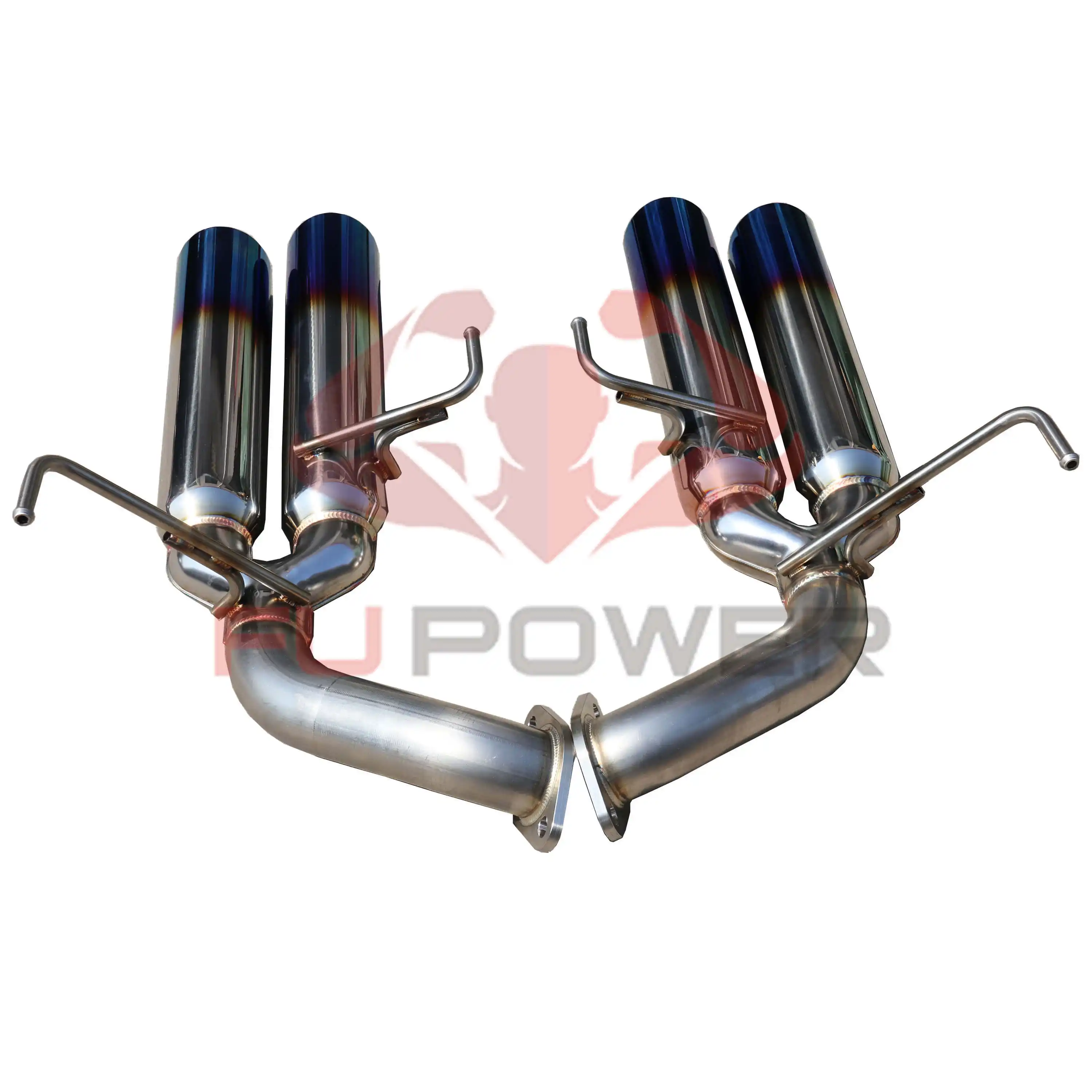 Para Subaru WRX/STI VA AxleBack Escape com ponta de parede única de titânio 2015+ 1