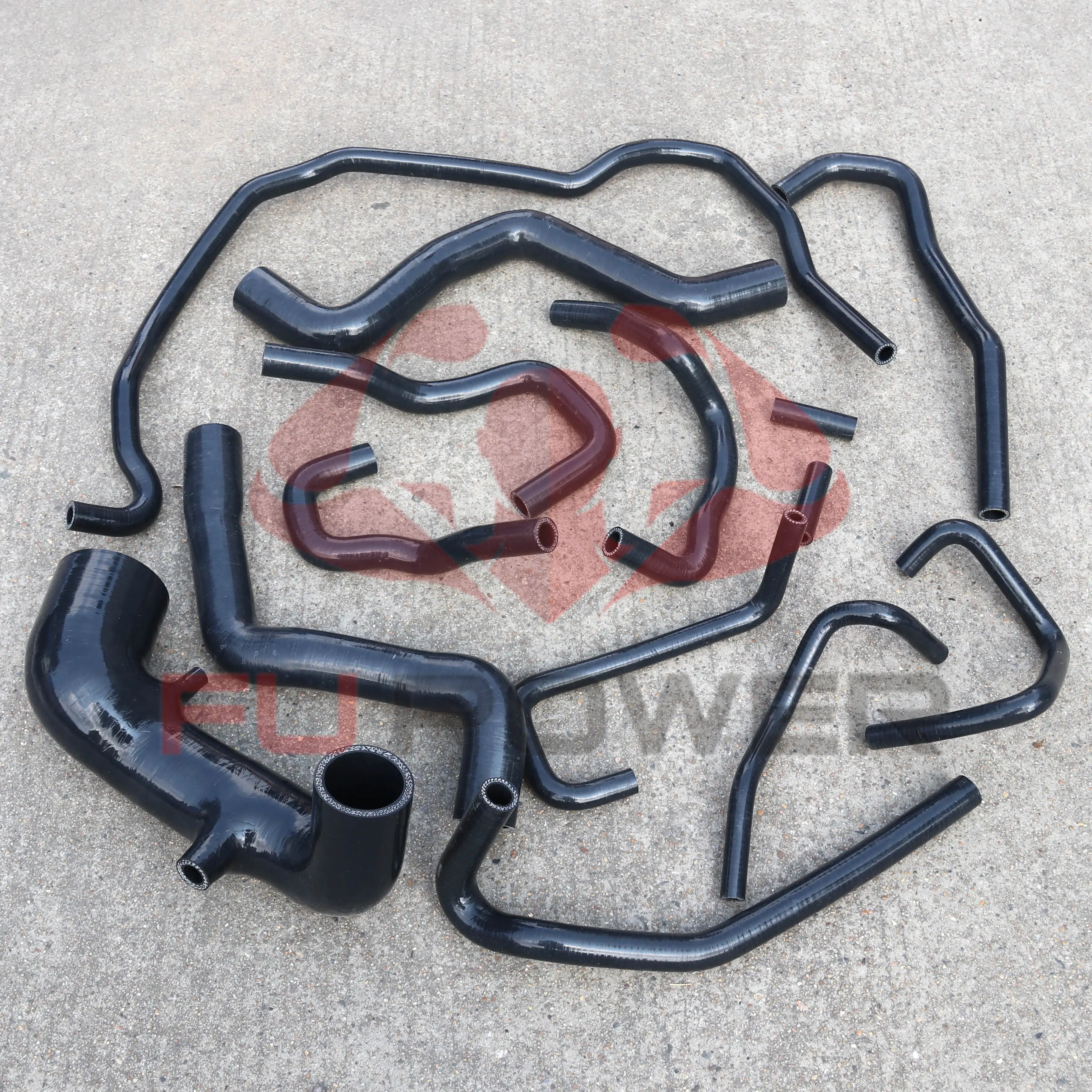 Tuyau de liquide de refroidissement pour Nissan Patrol Safari GR Y61 3.0TD ZD30, Kit de tuyaux de radiateur en Silicone pour voiture 1