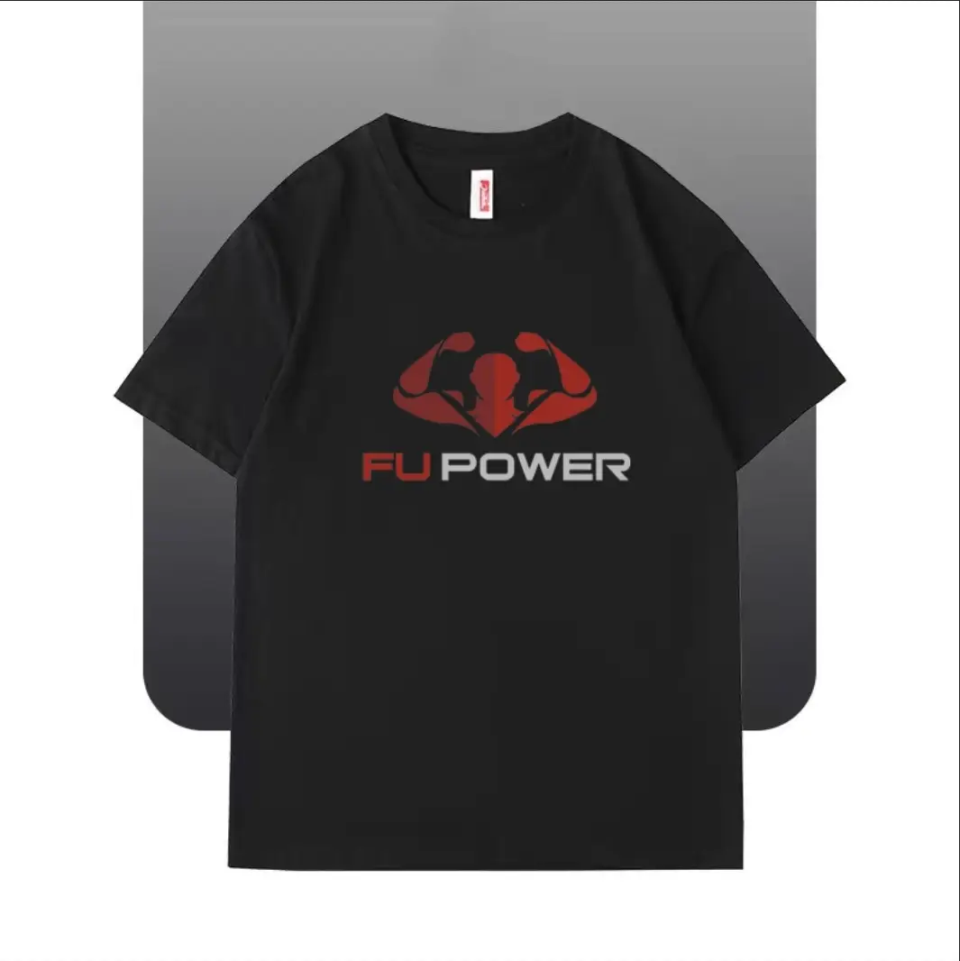 Cotton T-shirt custom printed logo short-sleeved cultural shirt 1