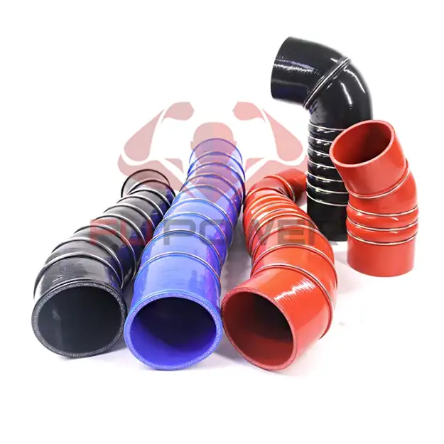 Kundenspezifischer, flexibler, gewellter Heizkörper-LKW-Silikonkautschukschlauch für Ford Chevy GMC 1