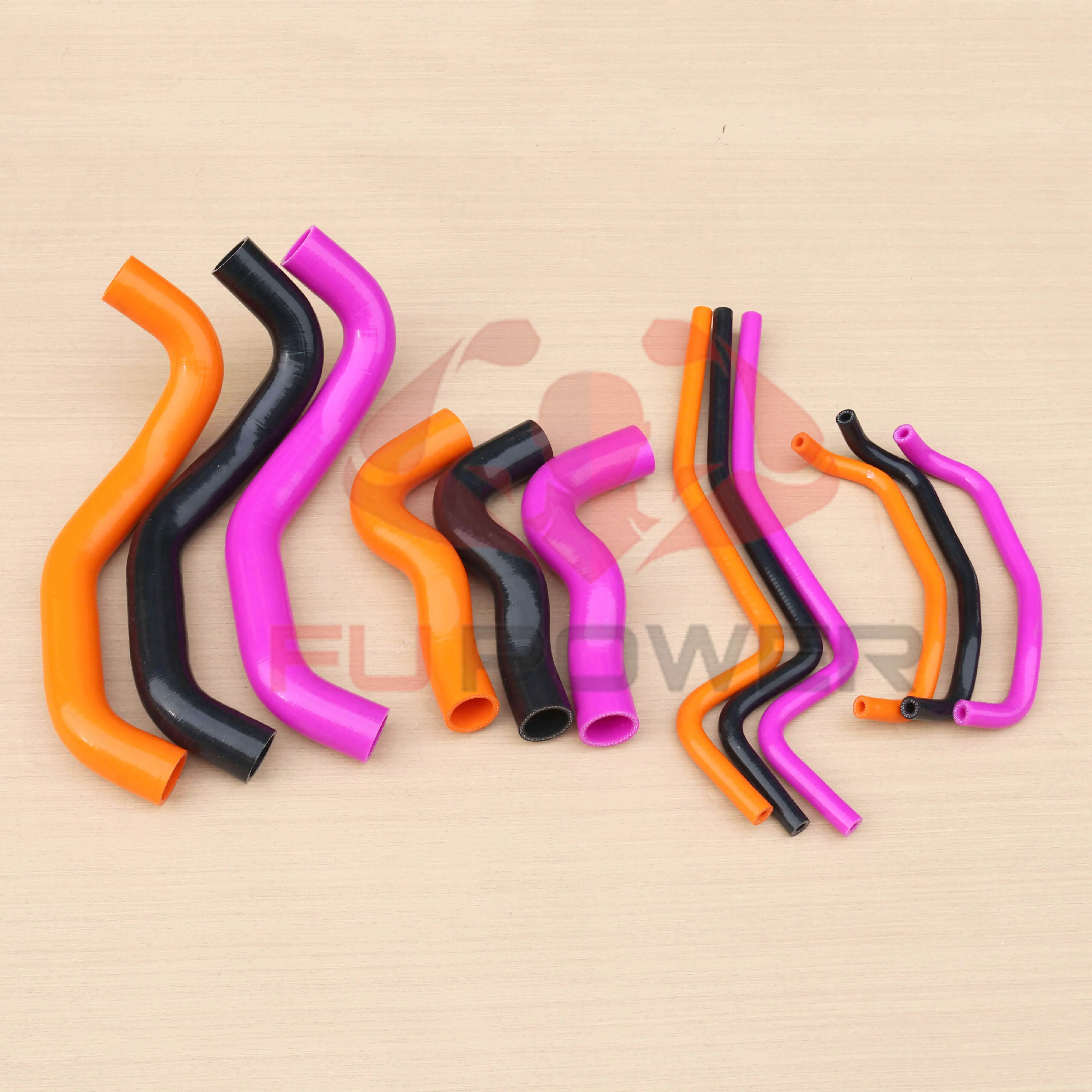 Mangueira de silicone para Nissan 350Z 07-08 Z33 Kit de mangueira de radiador de silicone VQ35HR 1