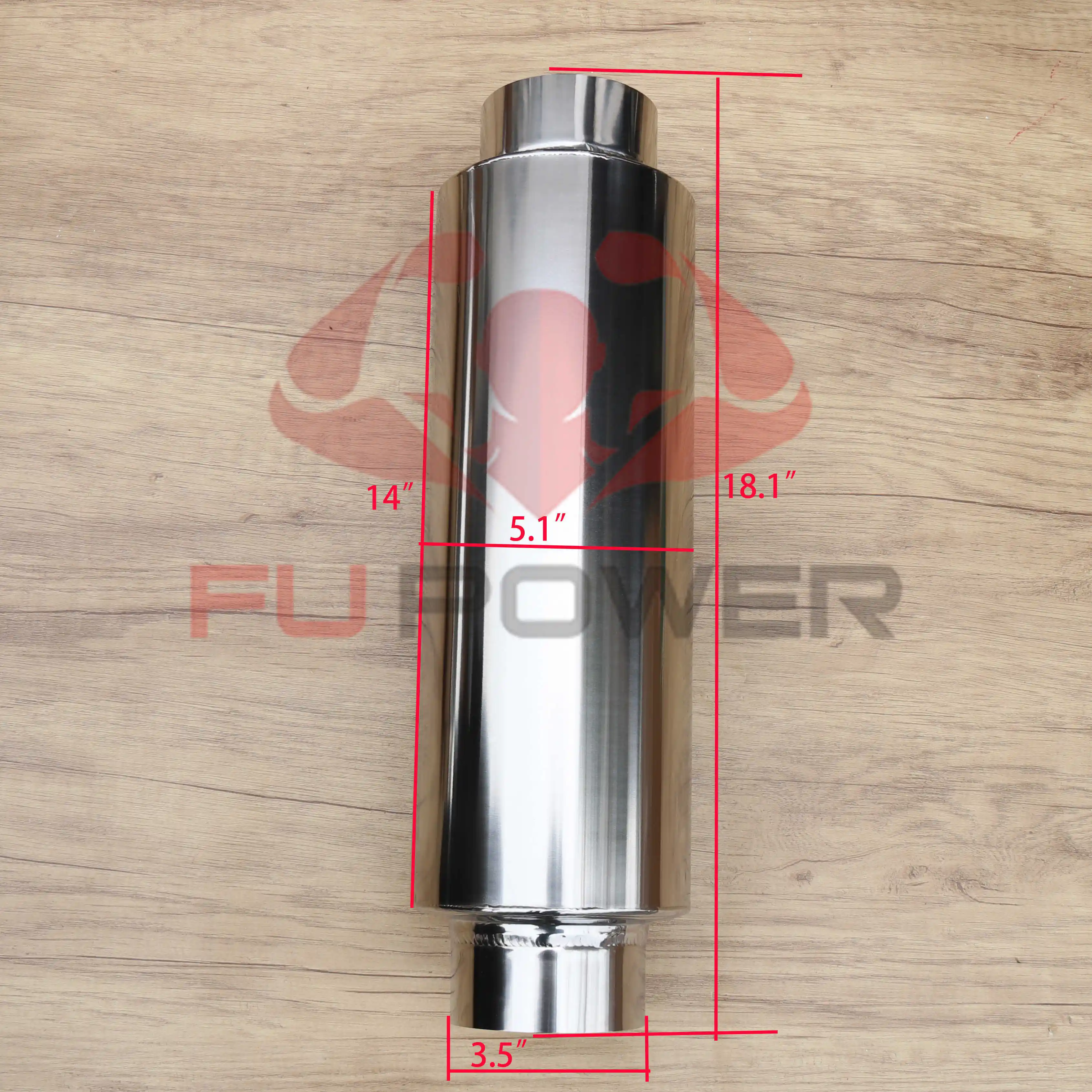 Silenciadores de peças de reparo do sistema de escapamento de titânio 1