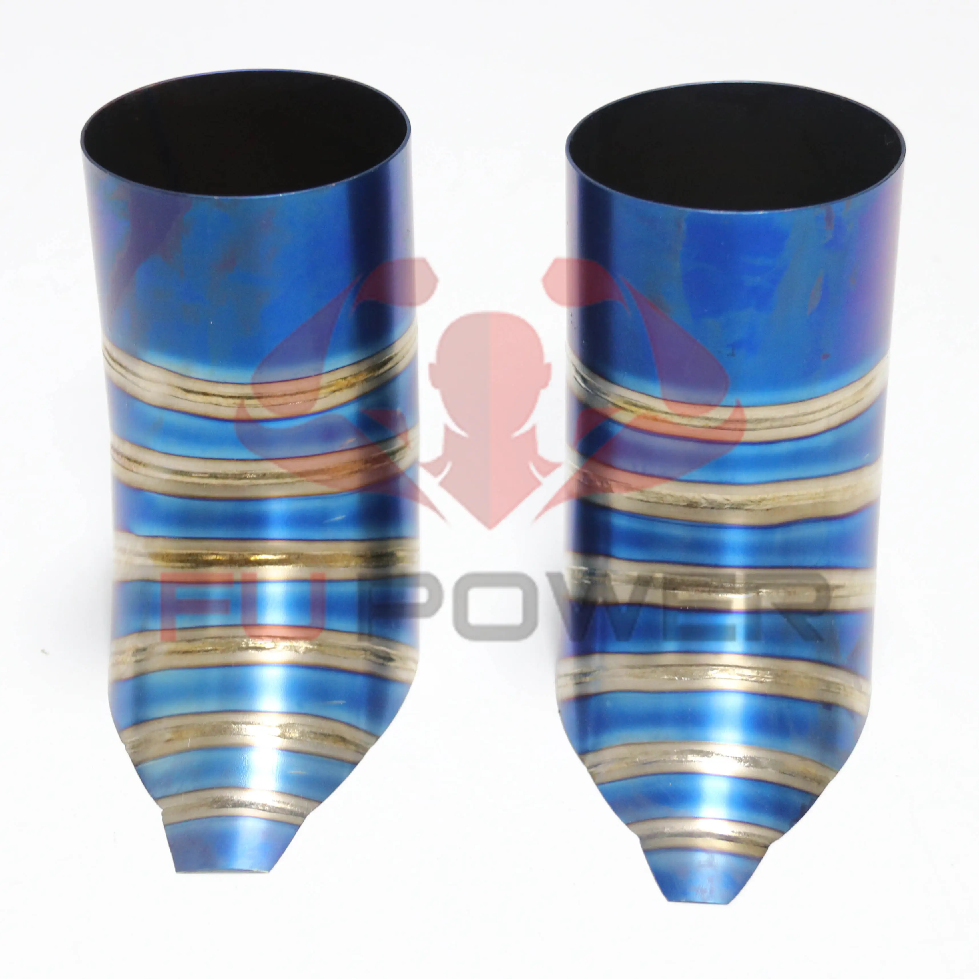 2 2.5 3 4 5 6 Brushed blue burnt Titanium 1.5D 1.0mm/1.2mm tear drop cut 1