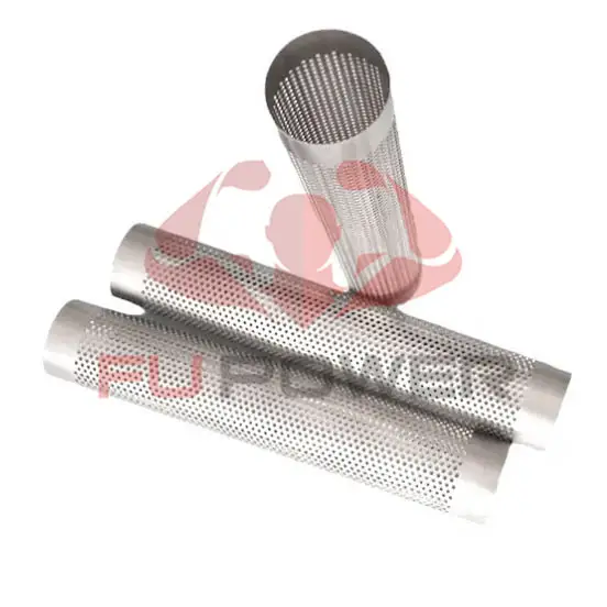 Für 2 perforiertes Titan-Stanzrohr 8 OAL 1mm 0,039 - 117-05008-0000 1