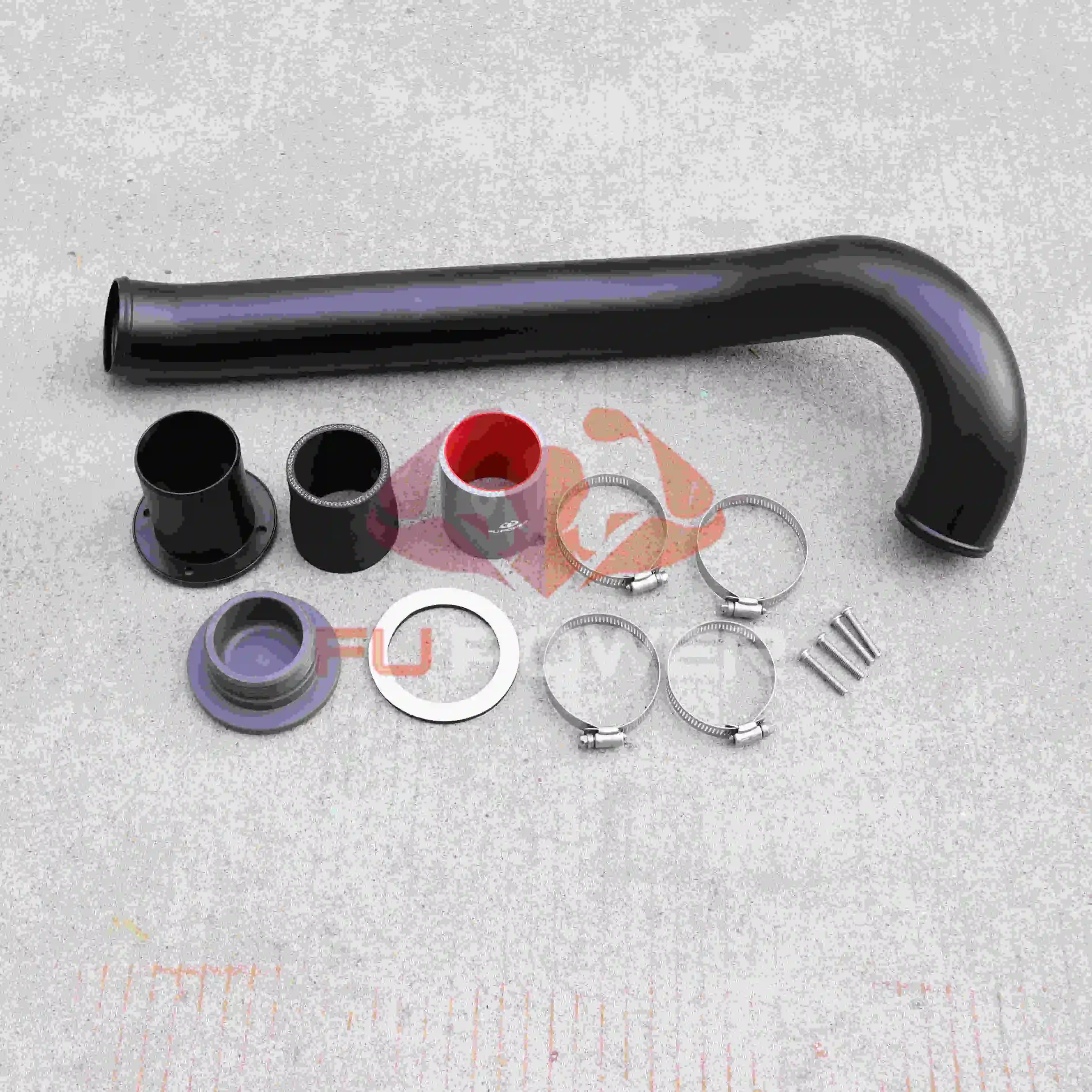 Tubo de escape inoxidável por 2