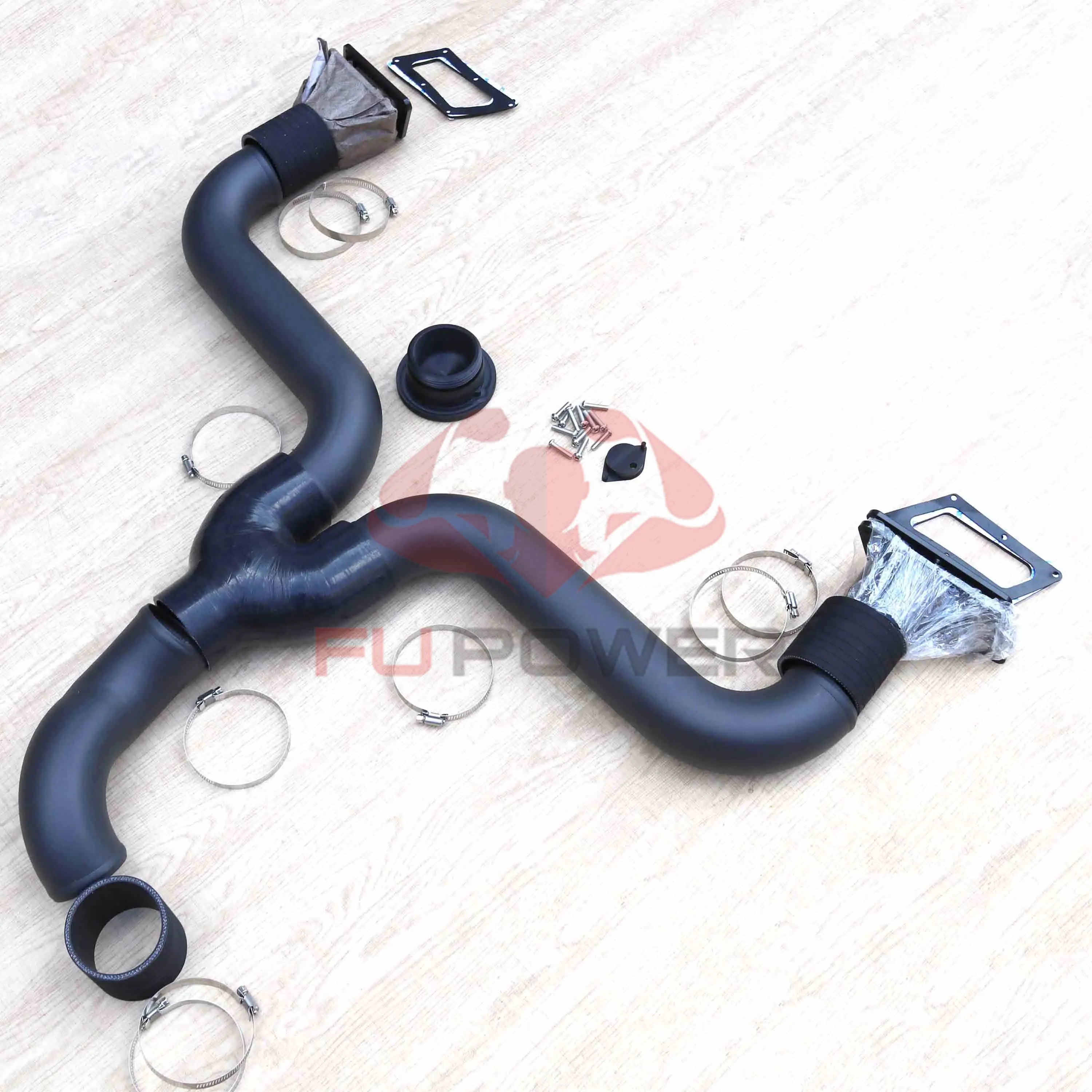 Tubo de escape de acero inoxidable de Fupower 4