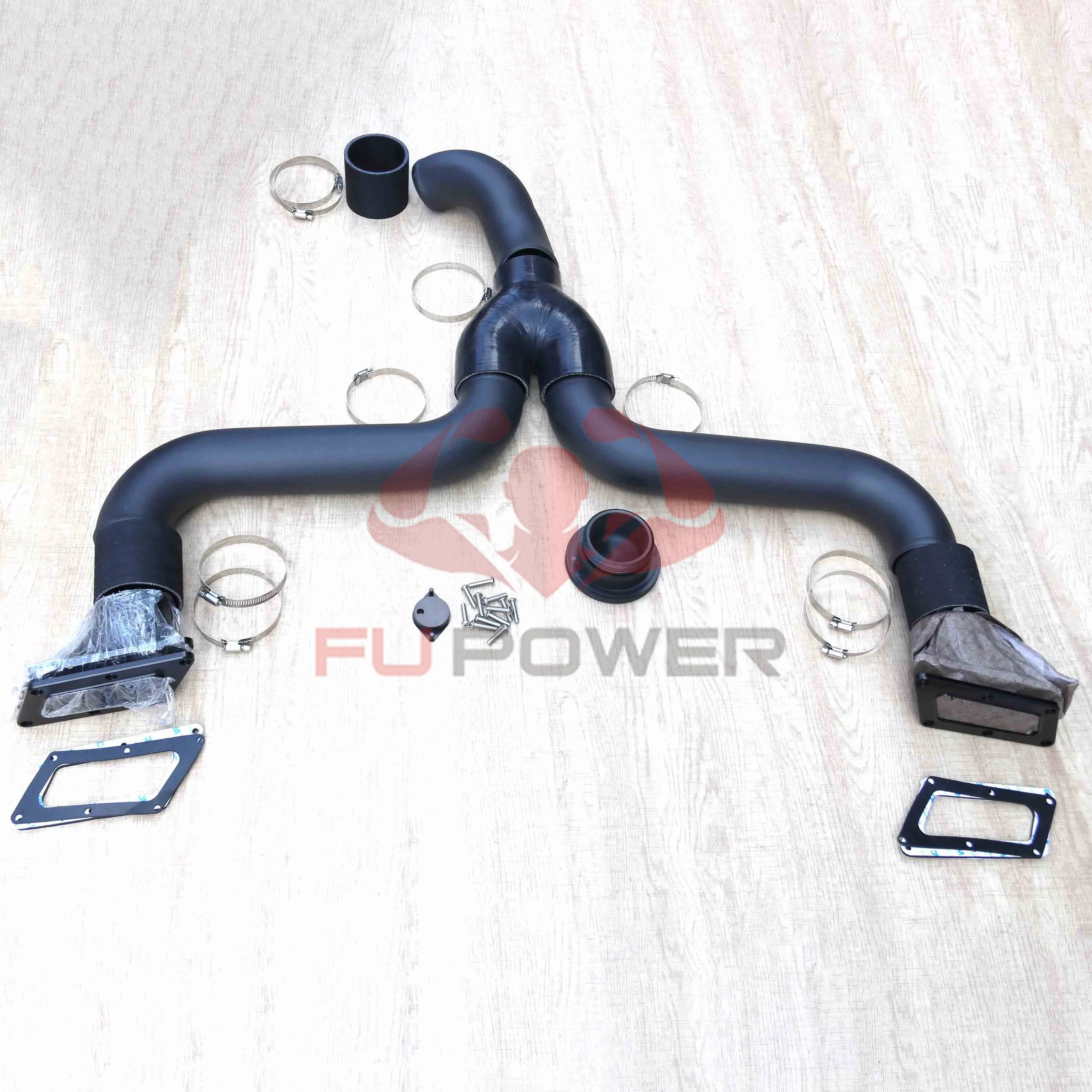 Tubo de escape de acero inoxidable de Fupower 3