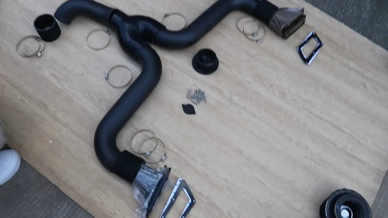 Tubo de escape de acero inoxidable de Fupower 1