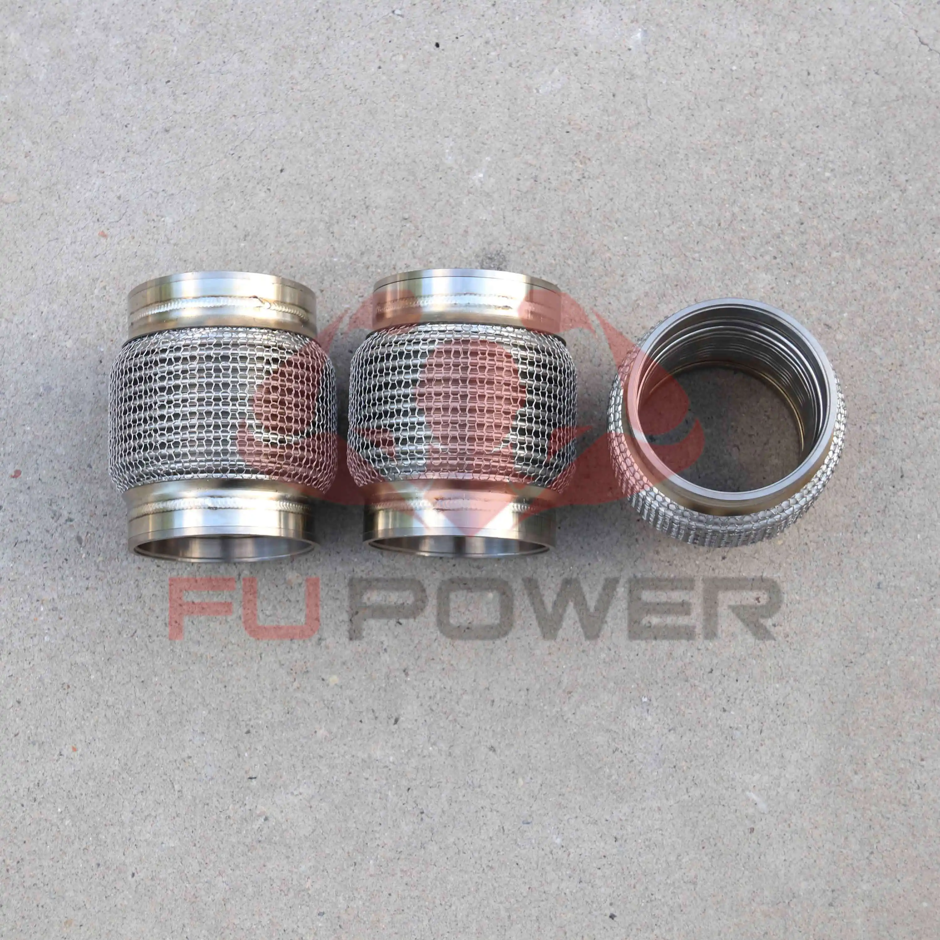 1.75, 2.5, 3, 3.5, 4 Custom high quality titanium Flexible Pipe Exhaust flex Bellows(Super Rib Bellow) 1