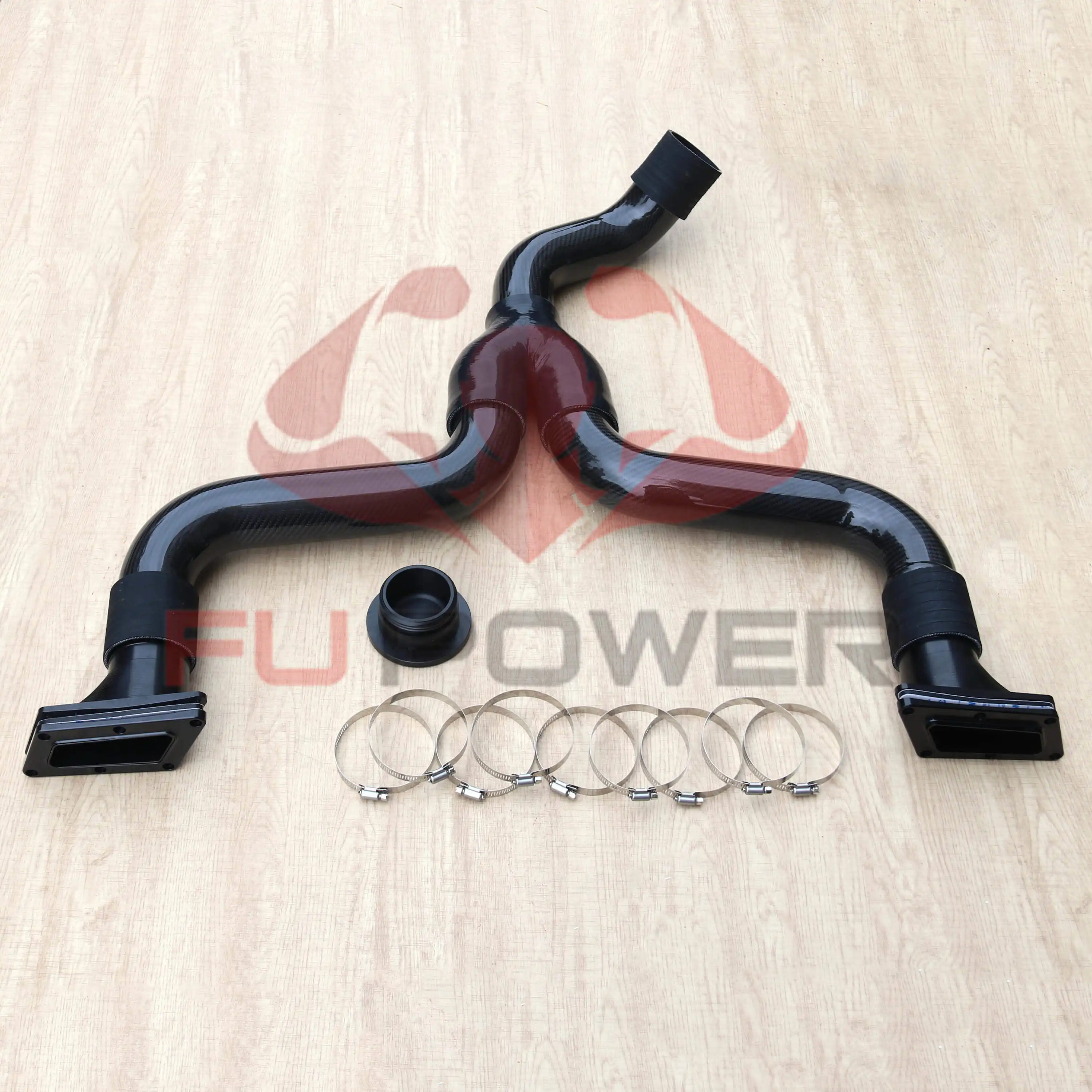 Tubo de escape ovalado de Fupower 8