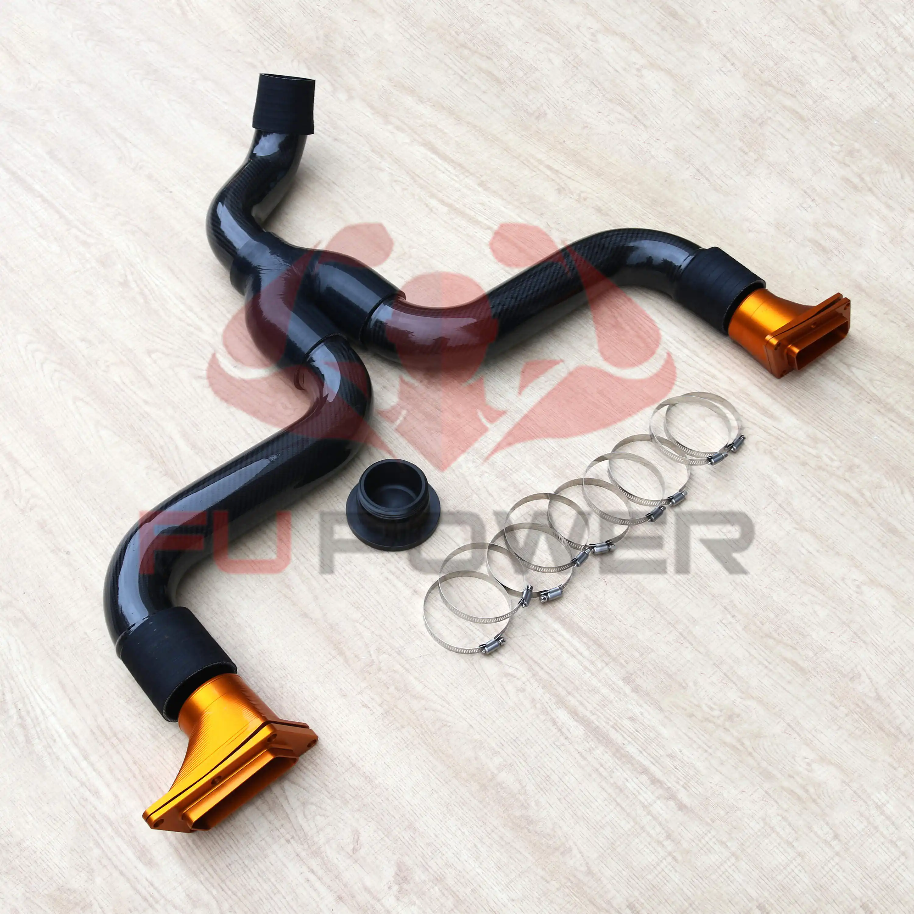 Tubo de escape ovalado de Fupower 4