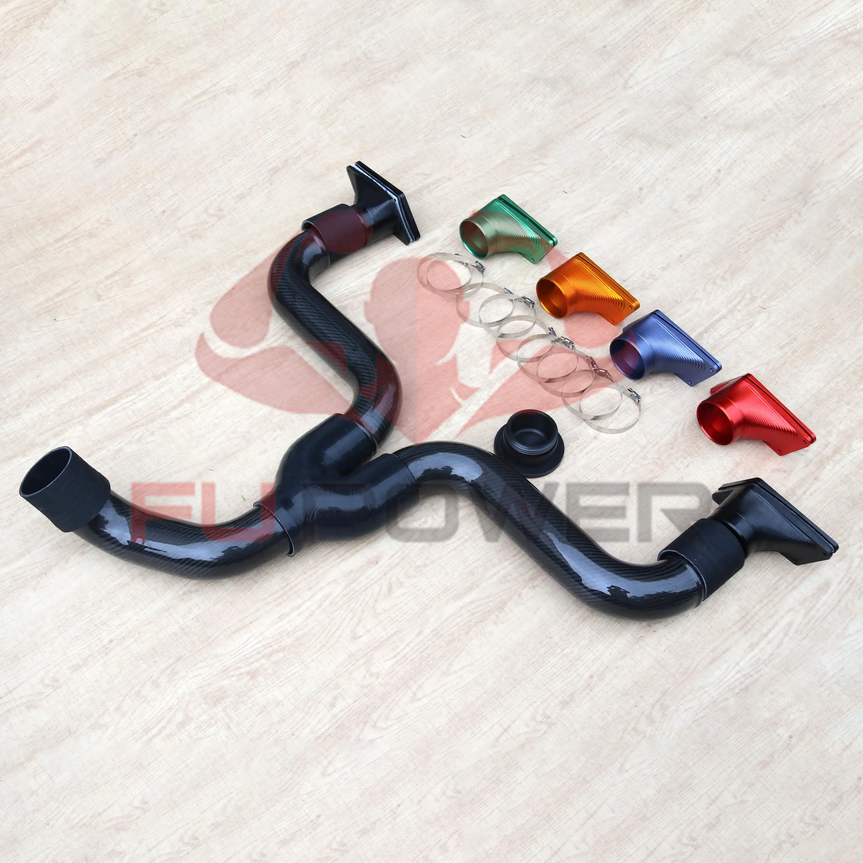 Tubo de escape ovalado de Fupower 3