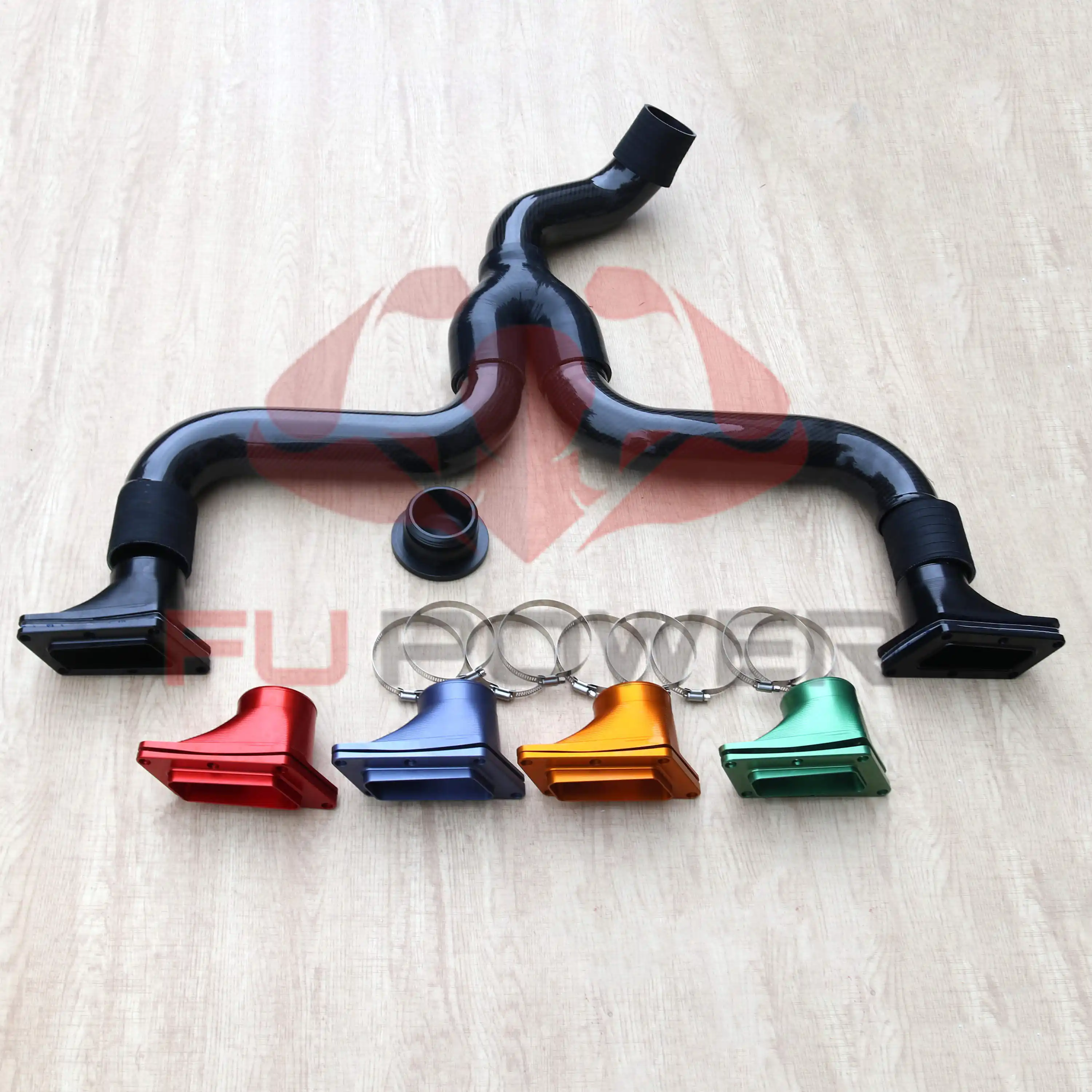 Dry Carbon fiber Sea-Doo 2021+ RXP Dual Exhaust Kit RS15190-D 1