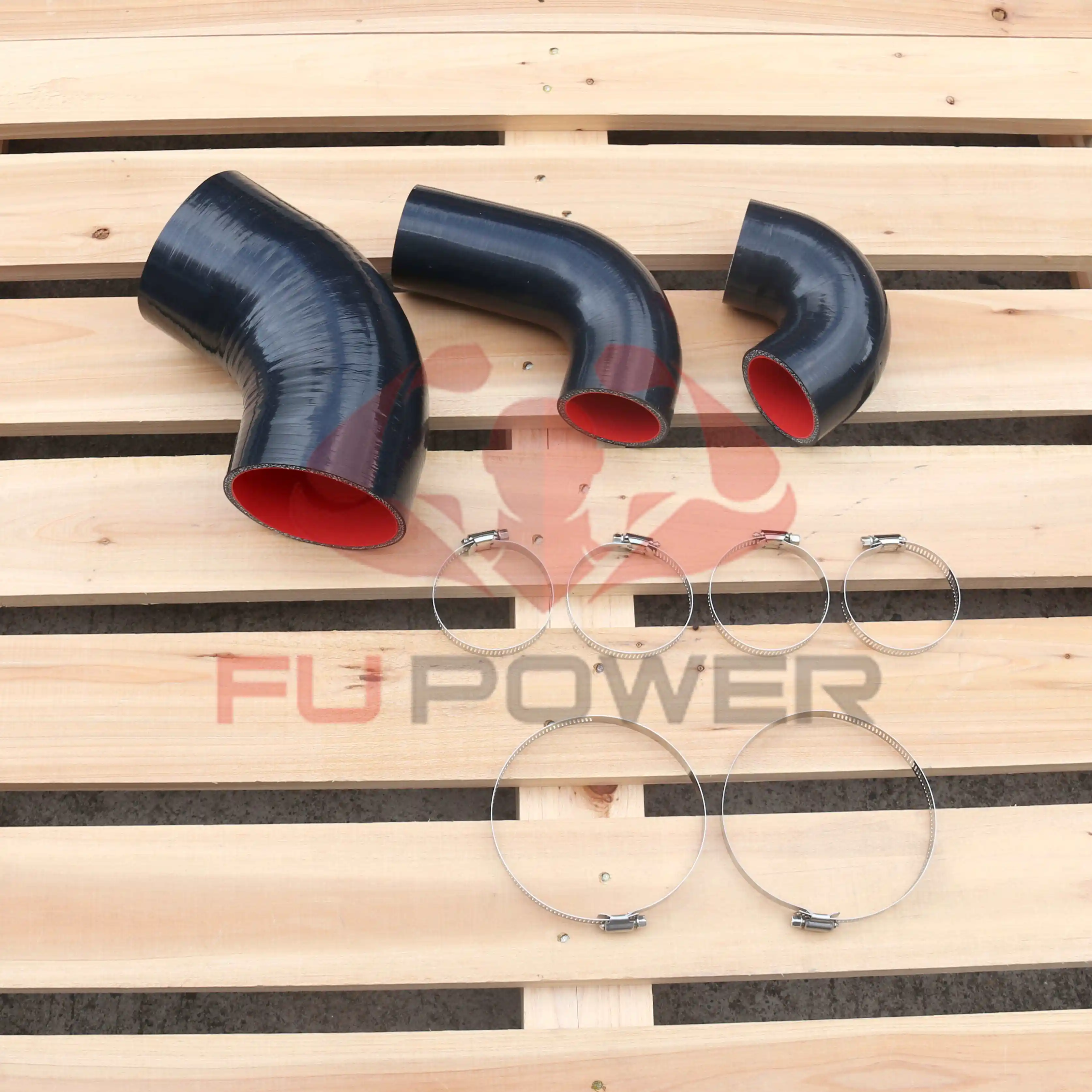 لـ 2019-2024 GM 3.0L Duramax AIR BOX OUTLET INTERCOOLER طقم خرطوم السيليكون 1