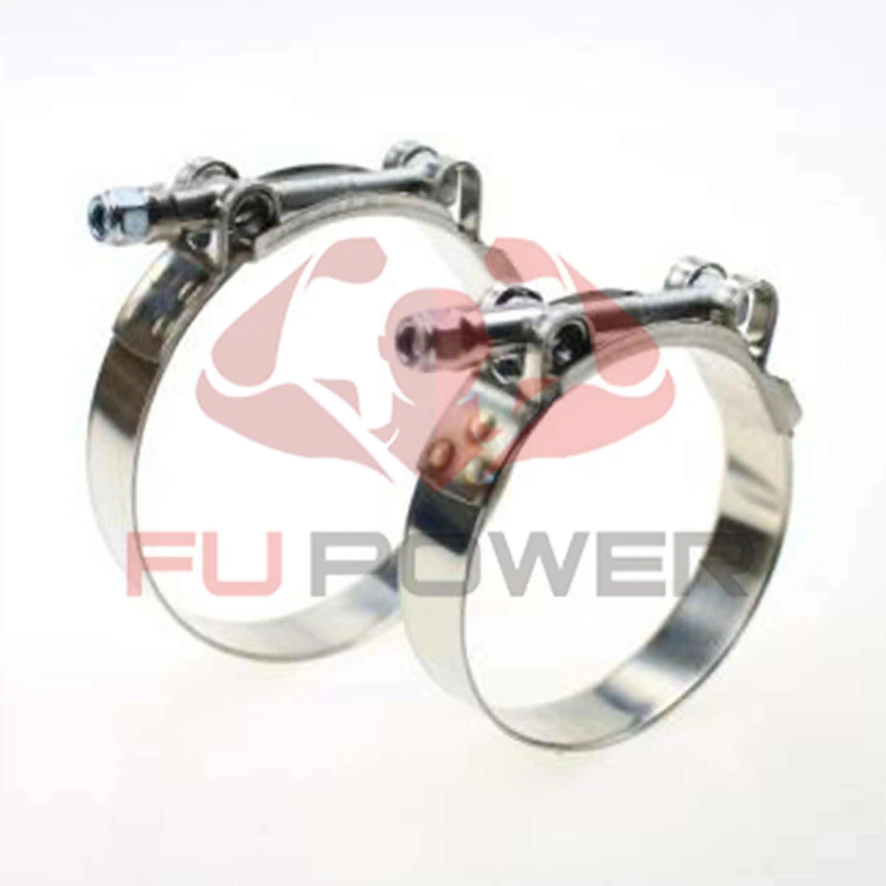 SUS304 مشبك خرطوم من الفولاذ المقاوم للصدأ على شكل حرف T مقاس 19 مم مع قفل M6 1