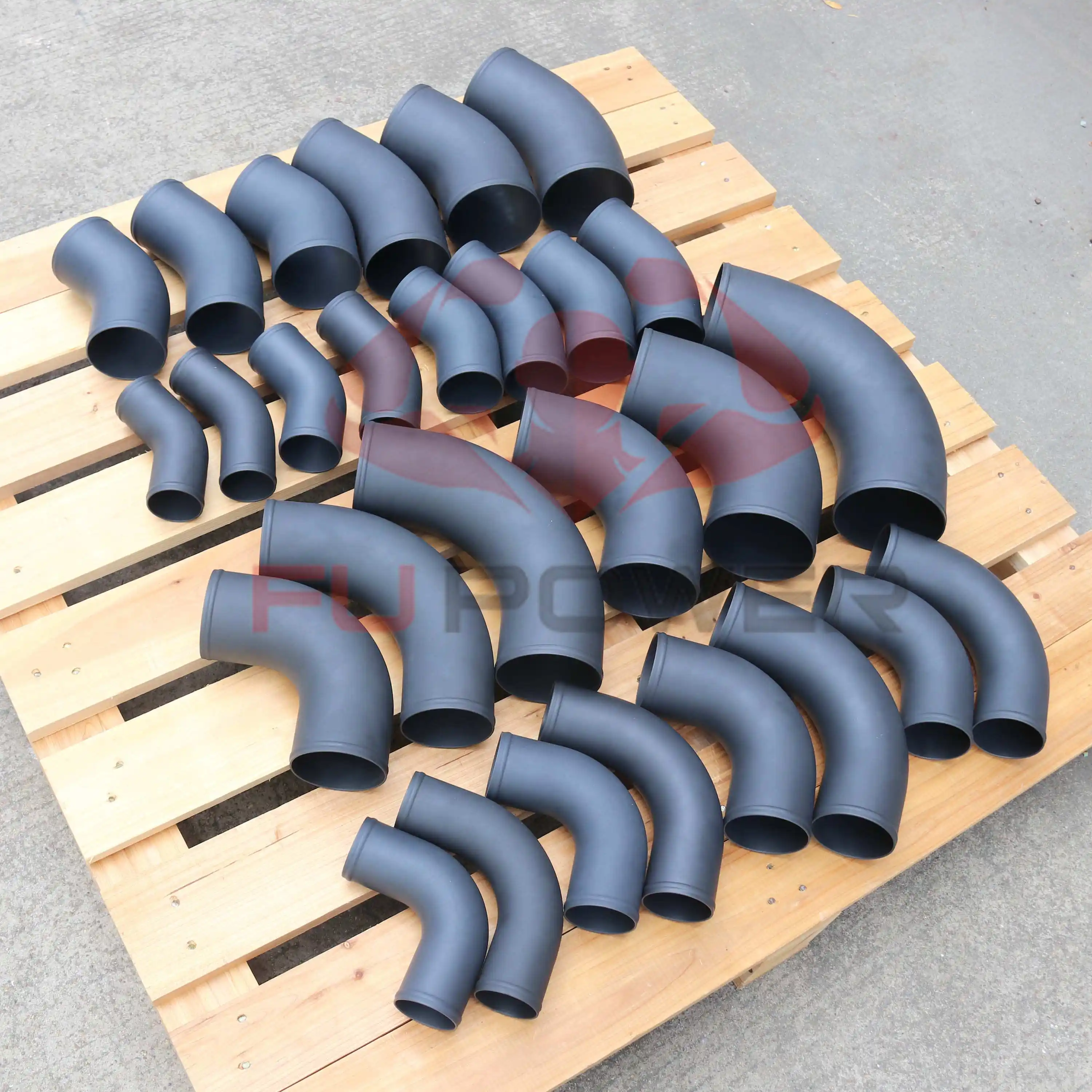 Hot sale dry carbon fiber exhaust pipe tubing fibre black twill Matte 3k Carbon 45/60/90/135/180 degree bent pipe 1