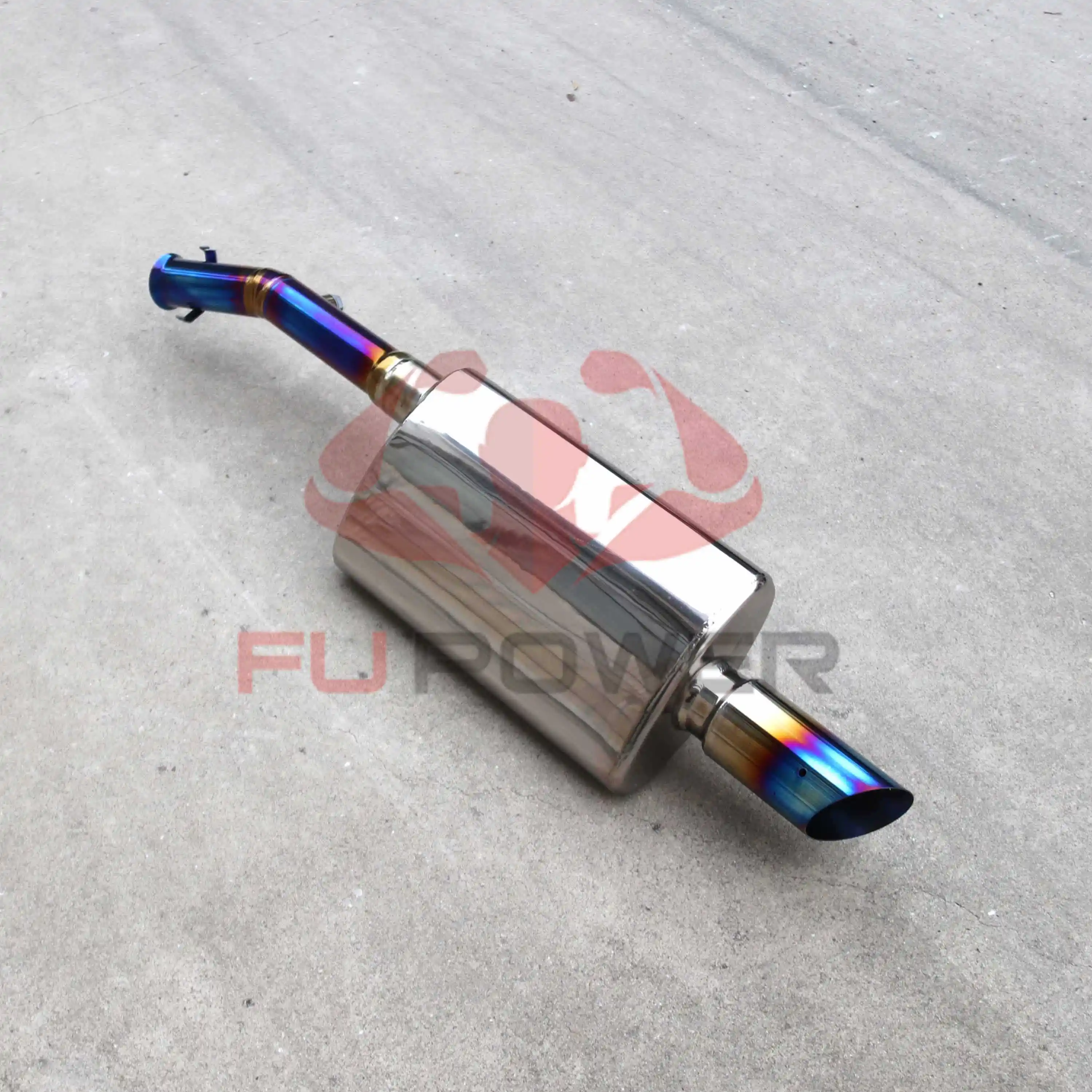 2019-2024 CAN-AM RYKER STREET TITANIUM EXHAUST MUFFLER PIPE SYSTEM 1