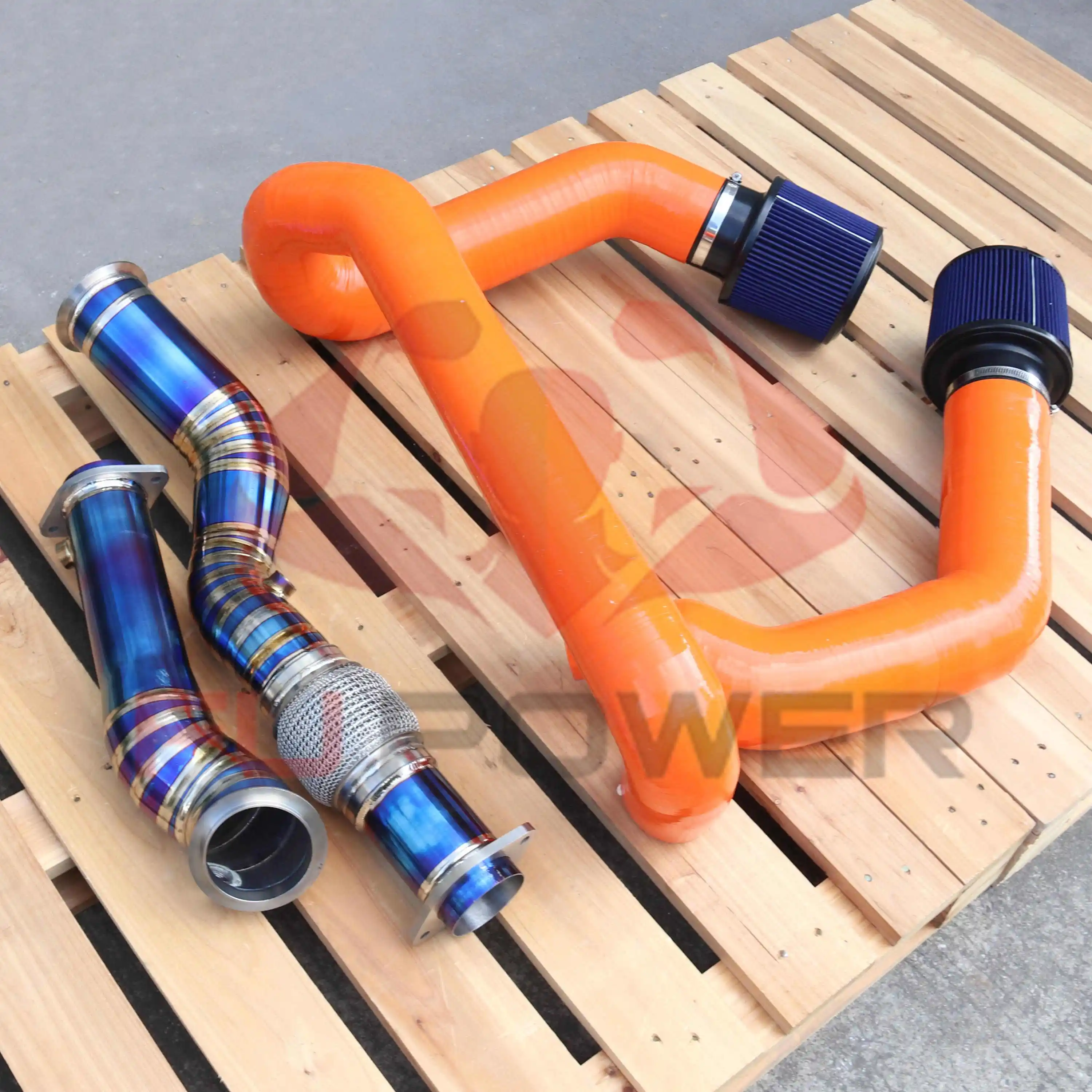 Tubo de escape de acero inoxidable de Fupower 1