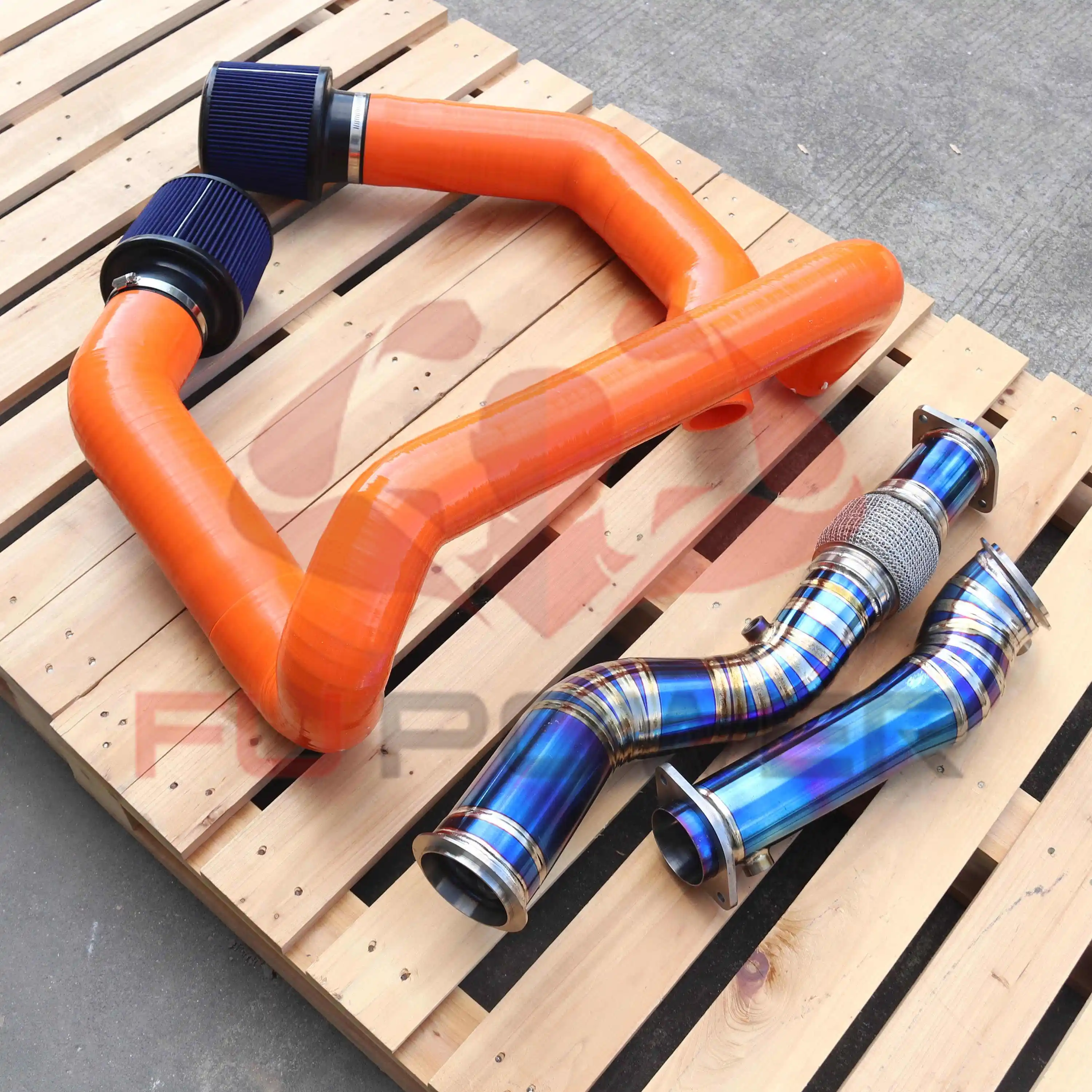 Tubo de escape de acero inoxidable de Fupower 6