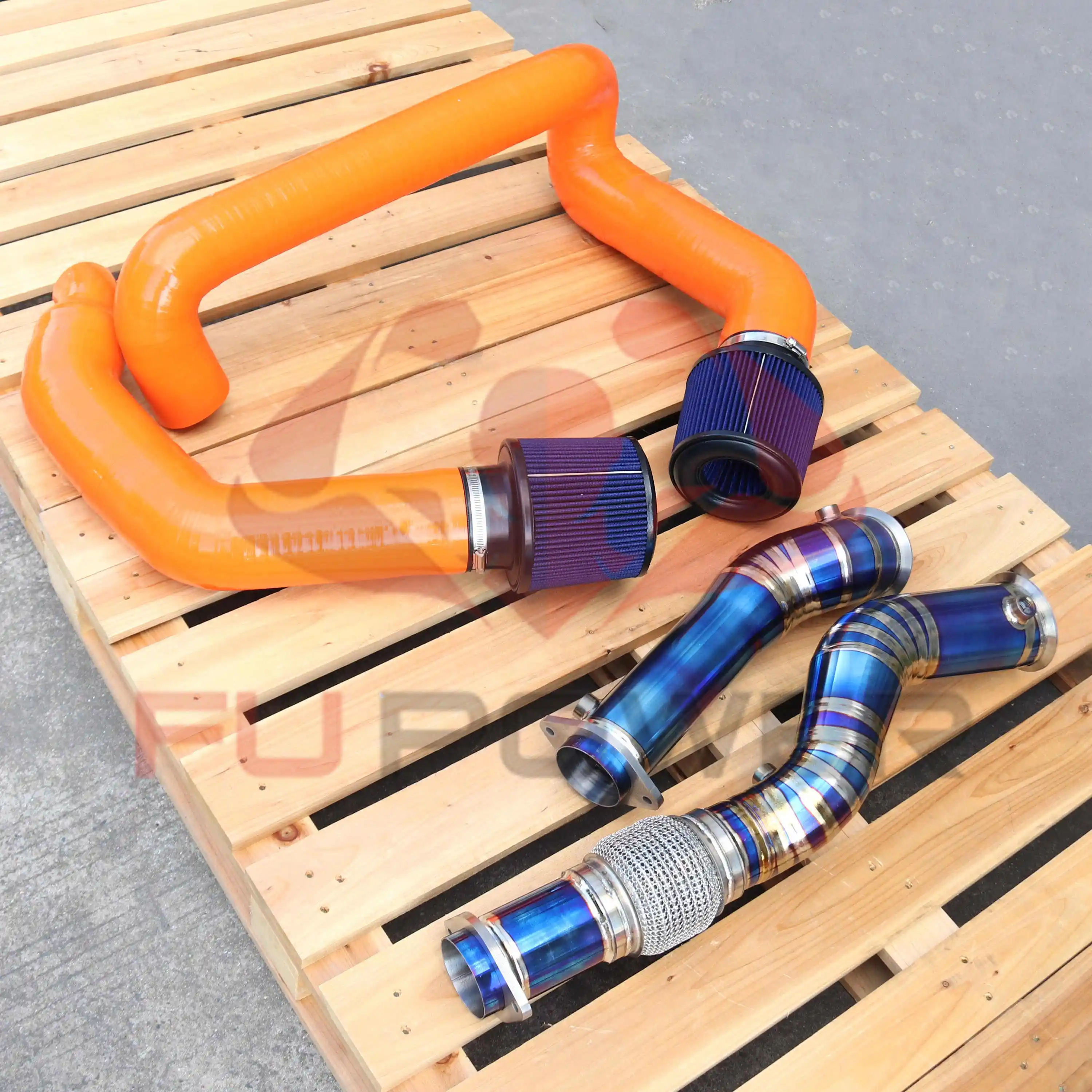 Tubo de escape de acero inoxidable de Fupower 5