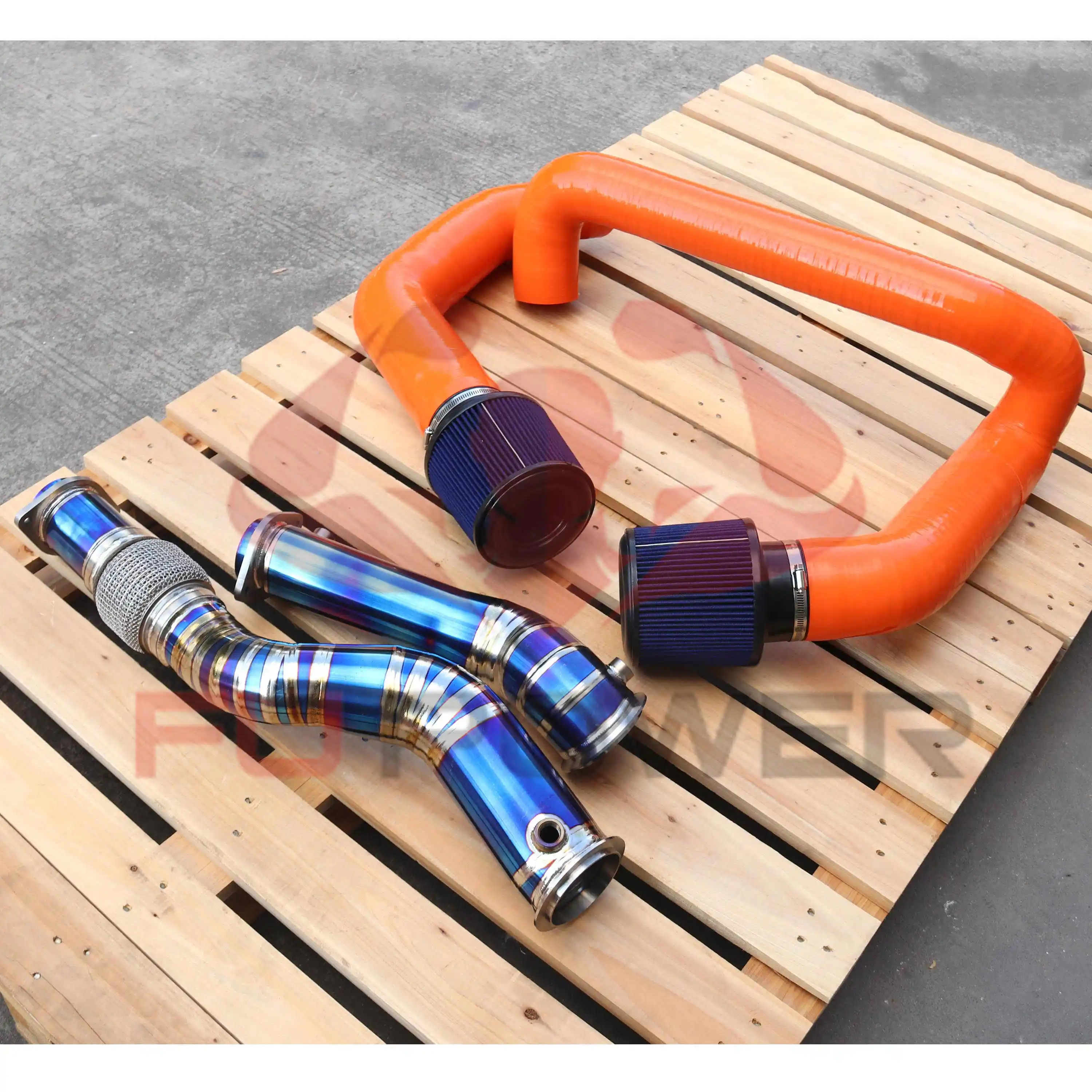 Tubo de escape de acero inoxidable de Fupower 3