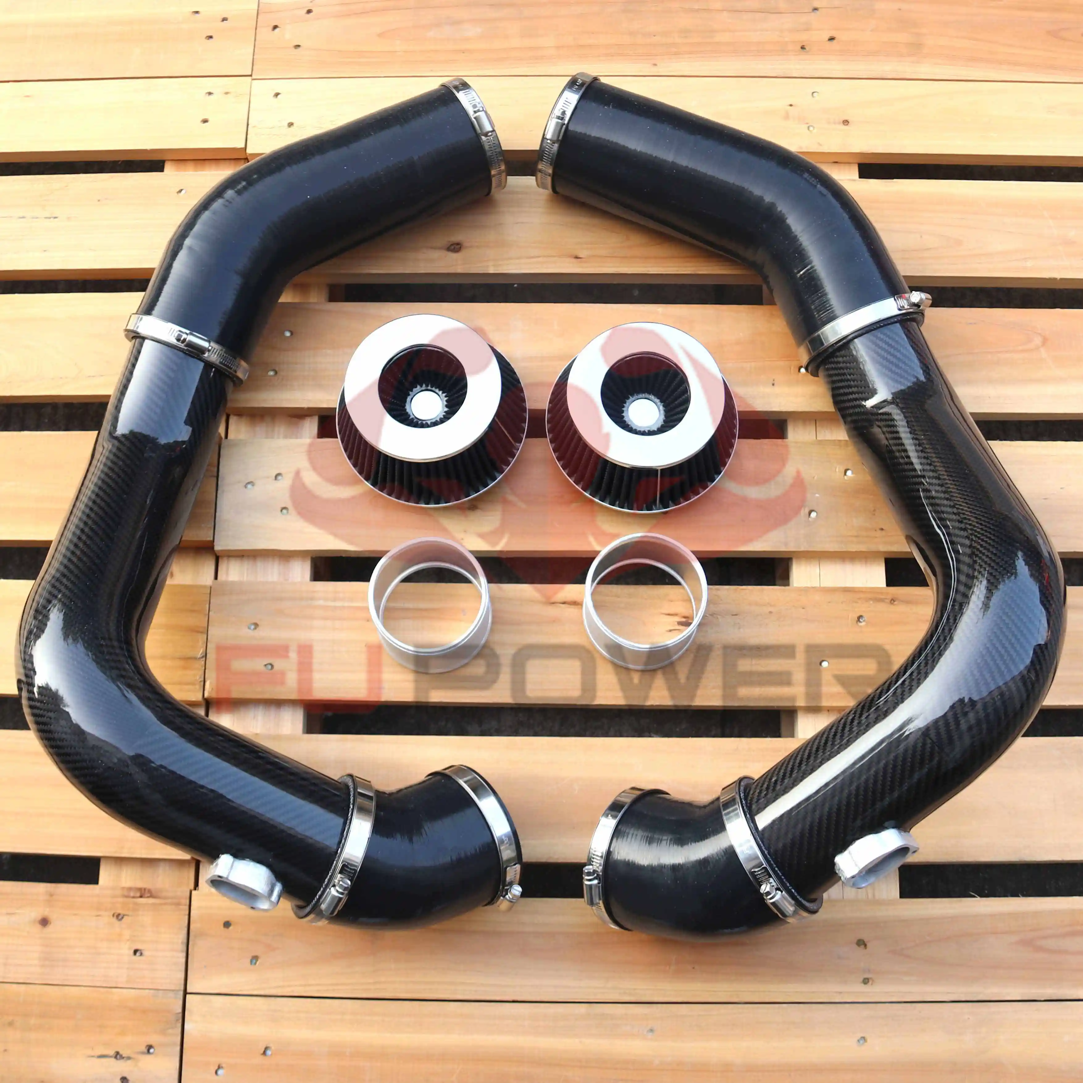 Dry Carbon Fiber front mount F10 S63TU M5 M6 Intakes 1