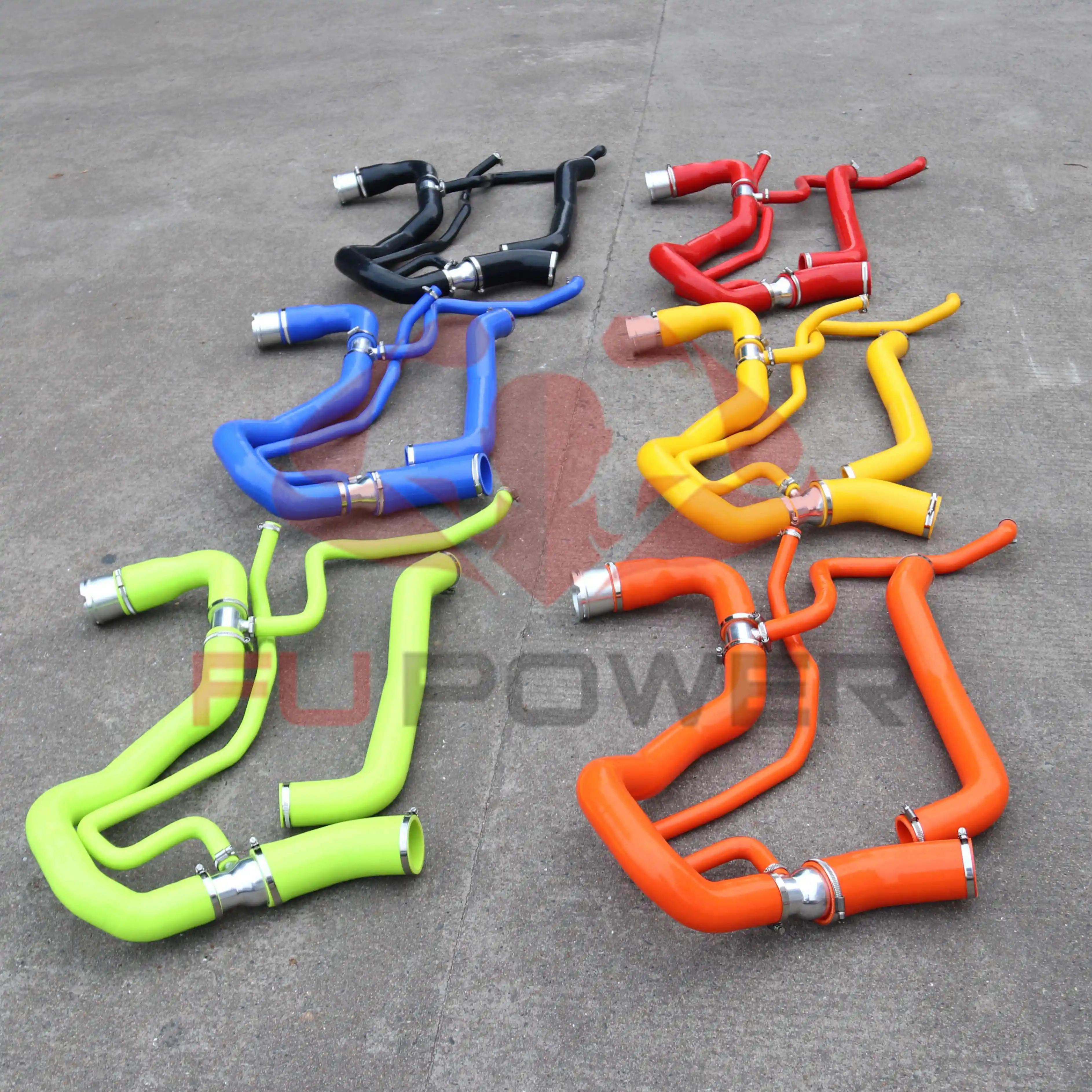 GM 6.6L DURAMAX SILICONE UPPER LOWER COOLANT HOSE KIT GMC Sierra Chevrolet Silverado 2500 3500 2011-2016 1