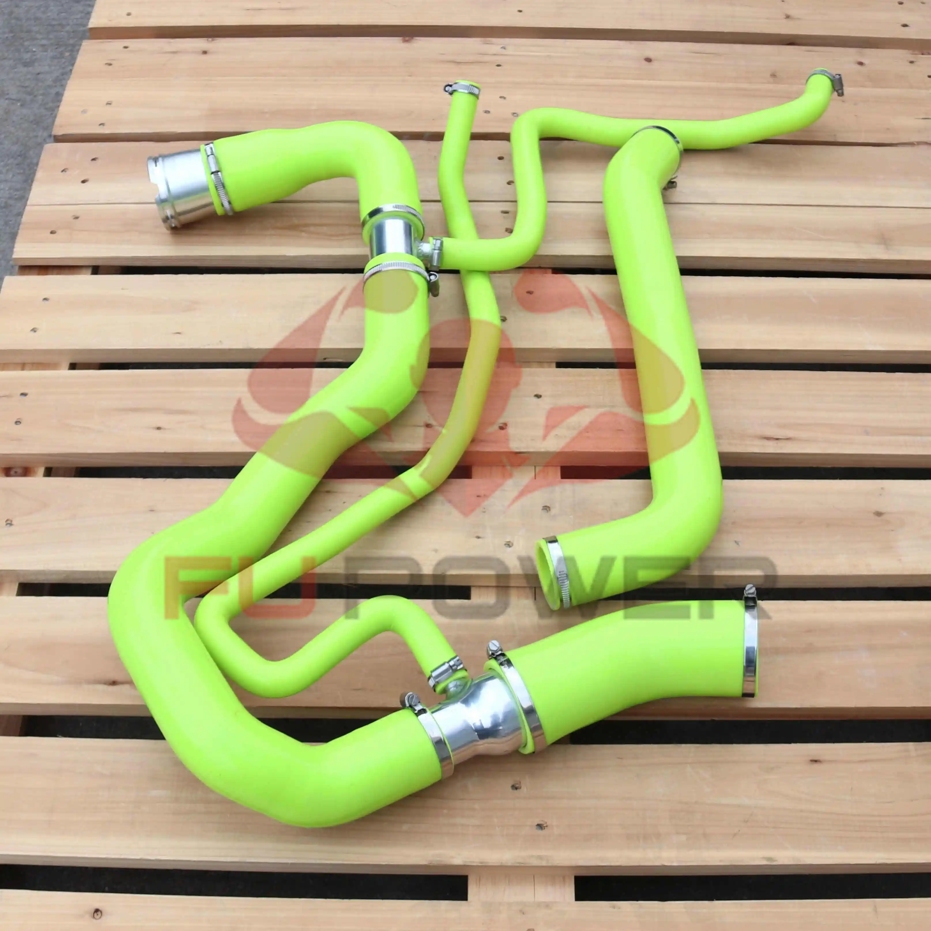 PERFORMANCE GREEN SILICONE UPPER LOWER COOLANT HOSE KIT GMC Sierra 2500 3500 2011-2016 1