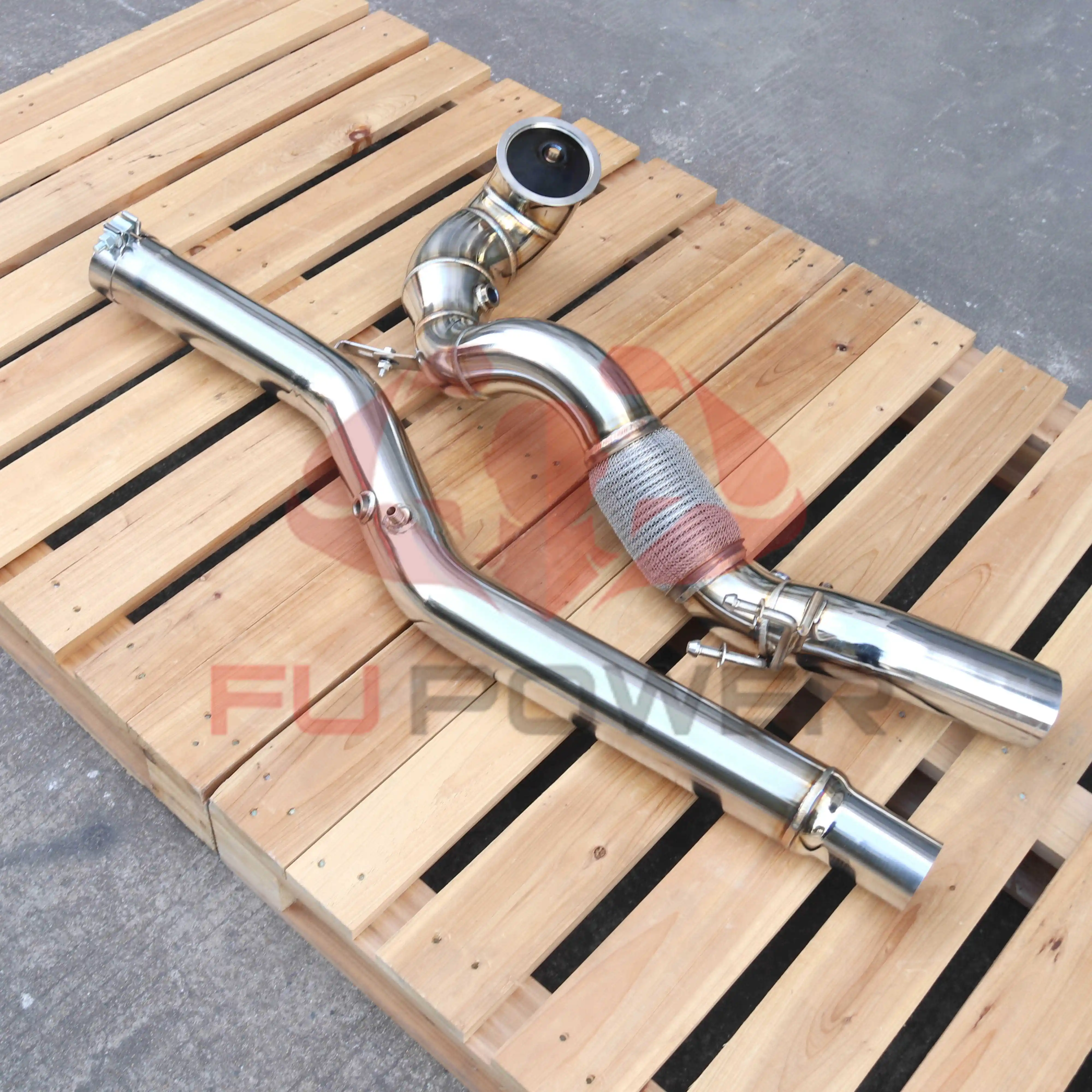 キャタレス縦樋 vw ゴルフ MK8 R 高流量排気管 1