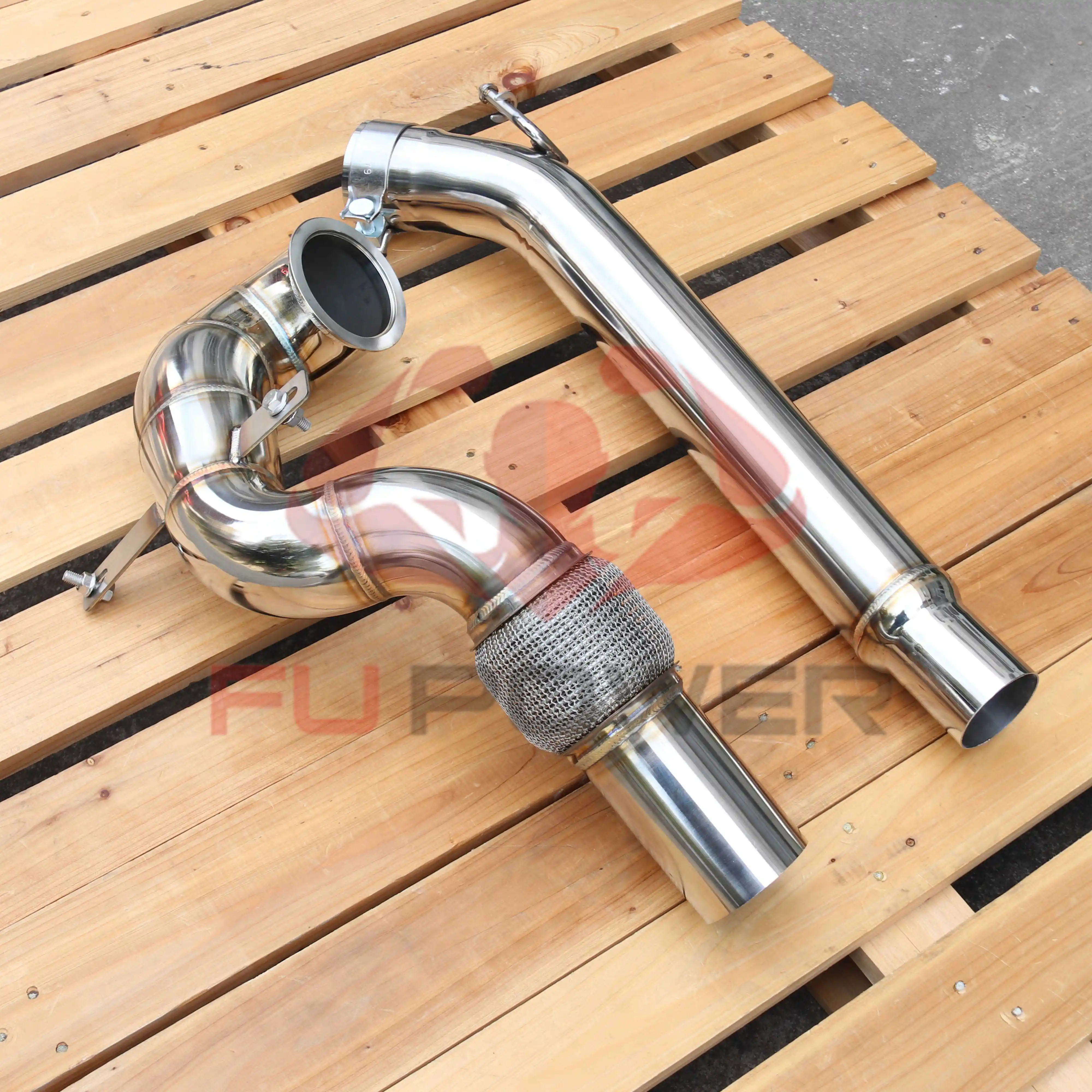 VW ゴルフ MK8 GTI ハイフロー キャットレス縦樋 1