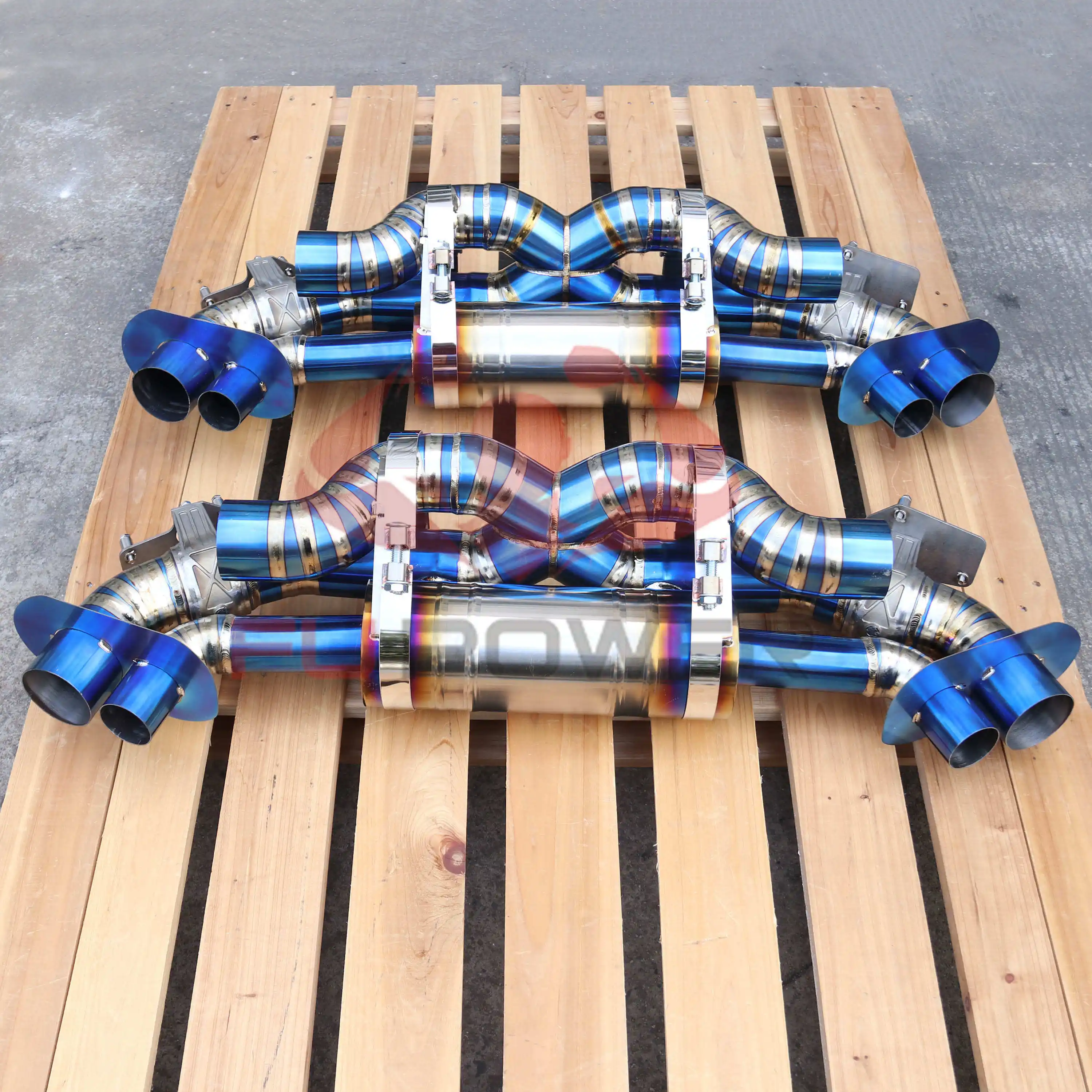 Escape Catback con válvula de titanio para Porsche 992 Carrera 1