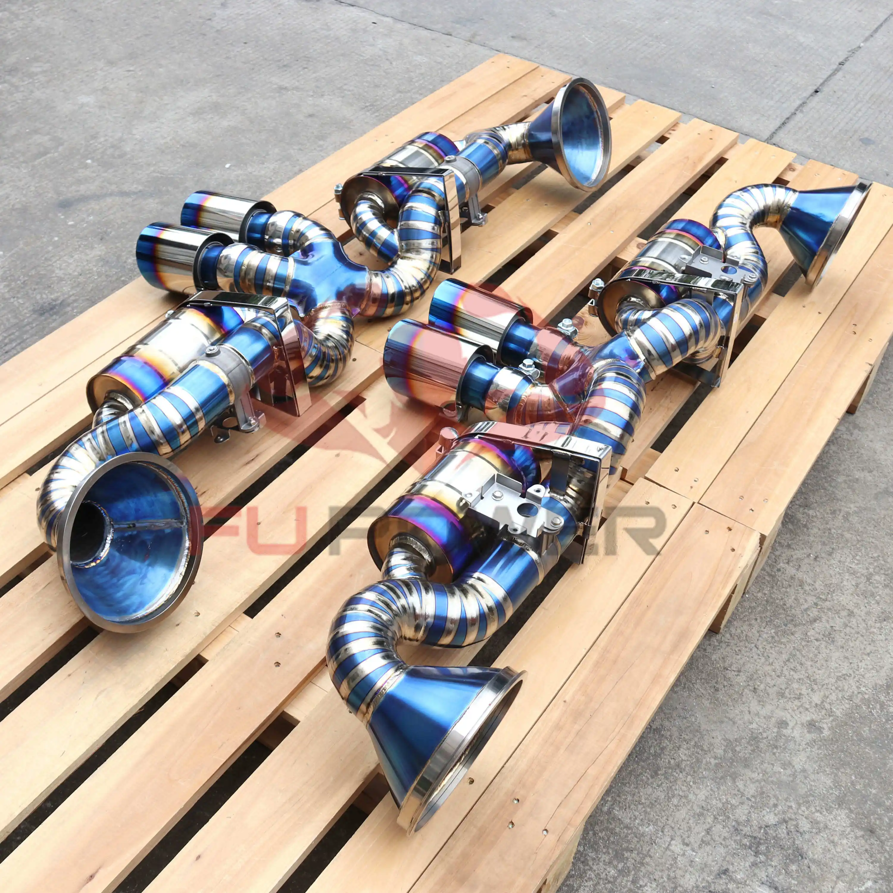 TITANIUM Exhaust System For Porsche 911 992 GT3 4.0T 2021+ 1