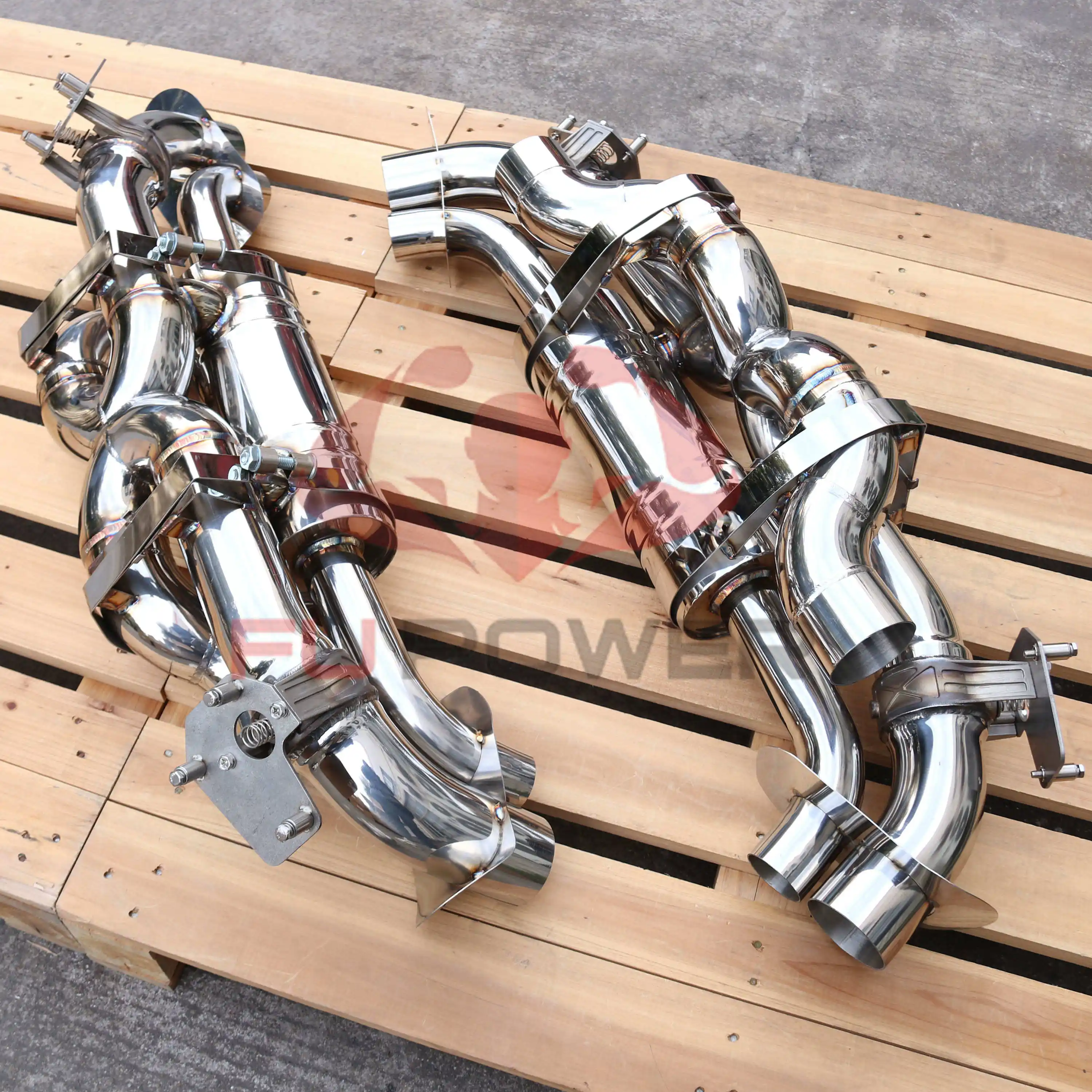For Porsche 992 CarreraS/Targa 4/Targa4S/Turbo3.0T/3.8T 4/Carrera S SS304 Exhaust System 2018+ 1