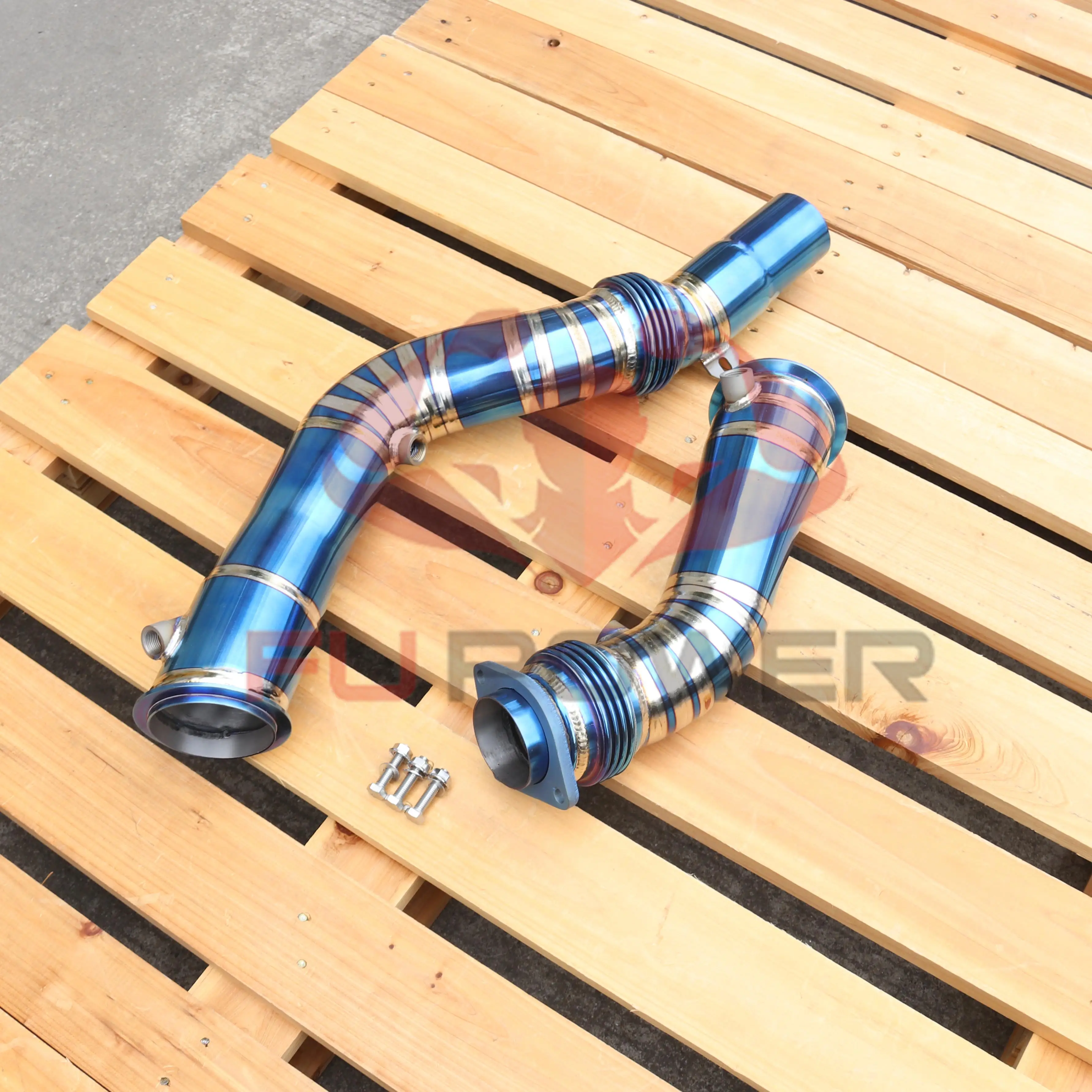 BMW S55 F80 F82 M3 M4 TITANIUM DOWNPIPE 1