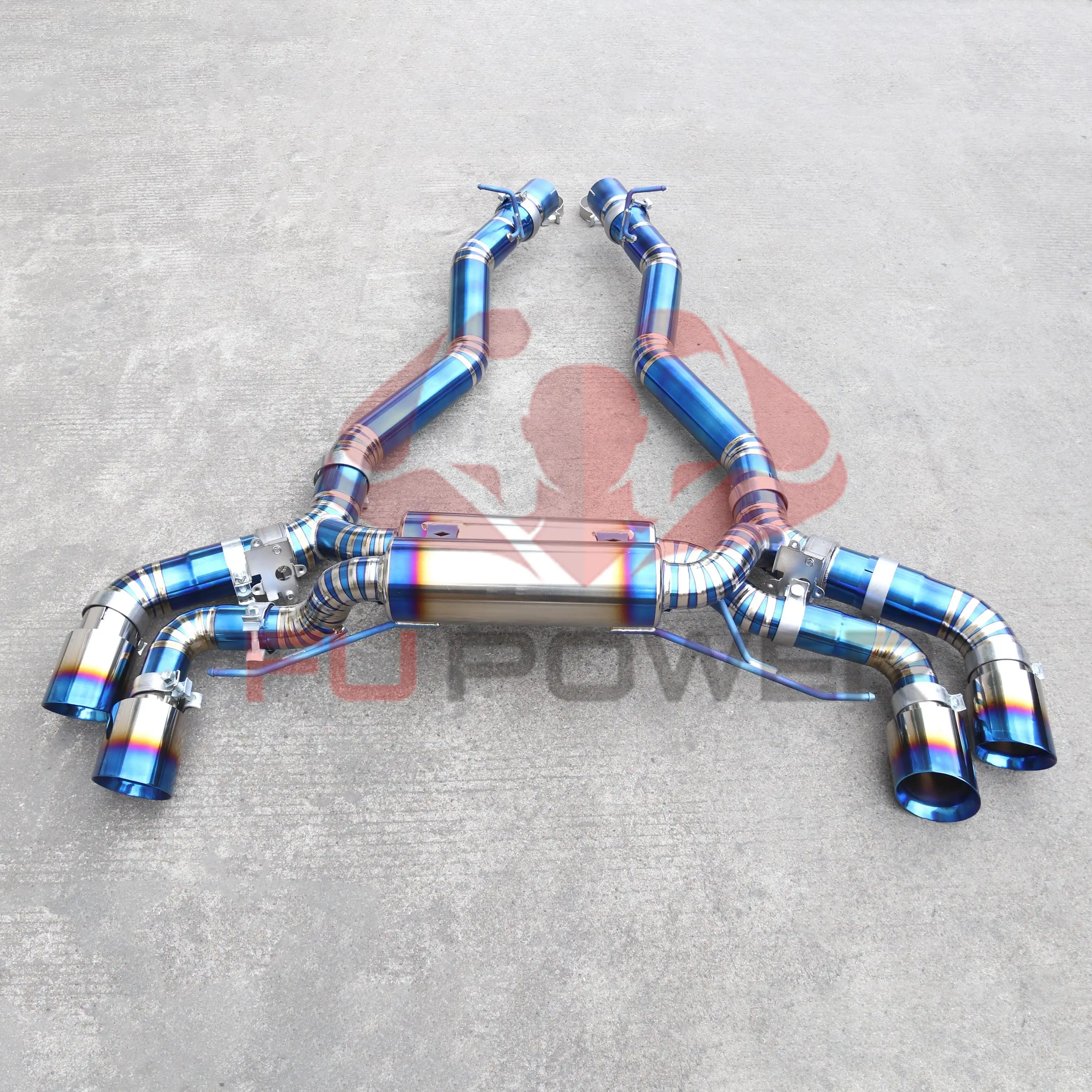 BMW M5 F90 4.4T TITANIUM CATBACK EXHAUST PIPE 2018-2021 1