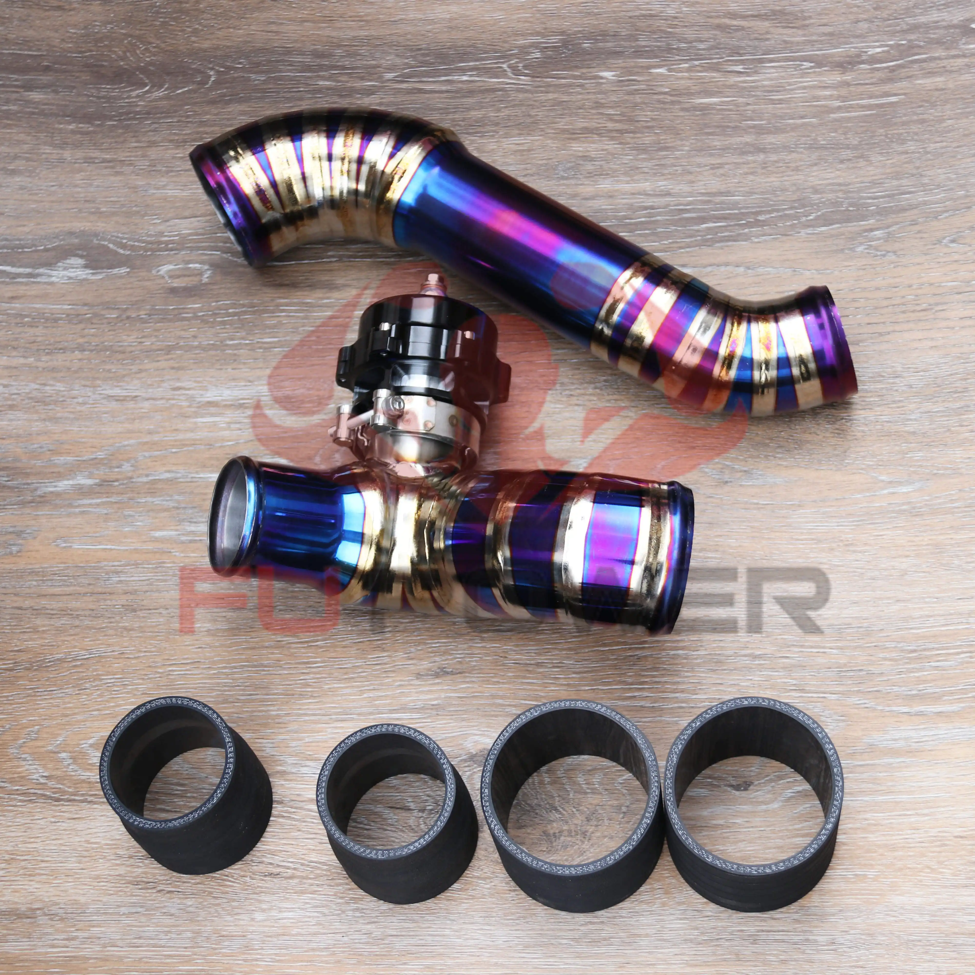 SEADOO 300 RXT-X RXP-X GTX 260 GTR Titanium Supercharger Tube 300HP Tial Blow Off Kits RS17120-TK-TV 1
