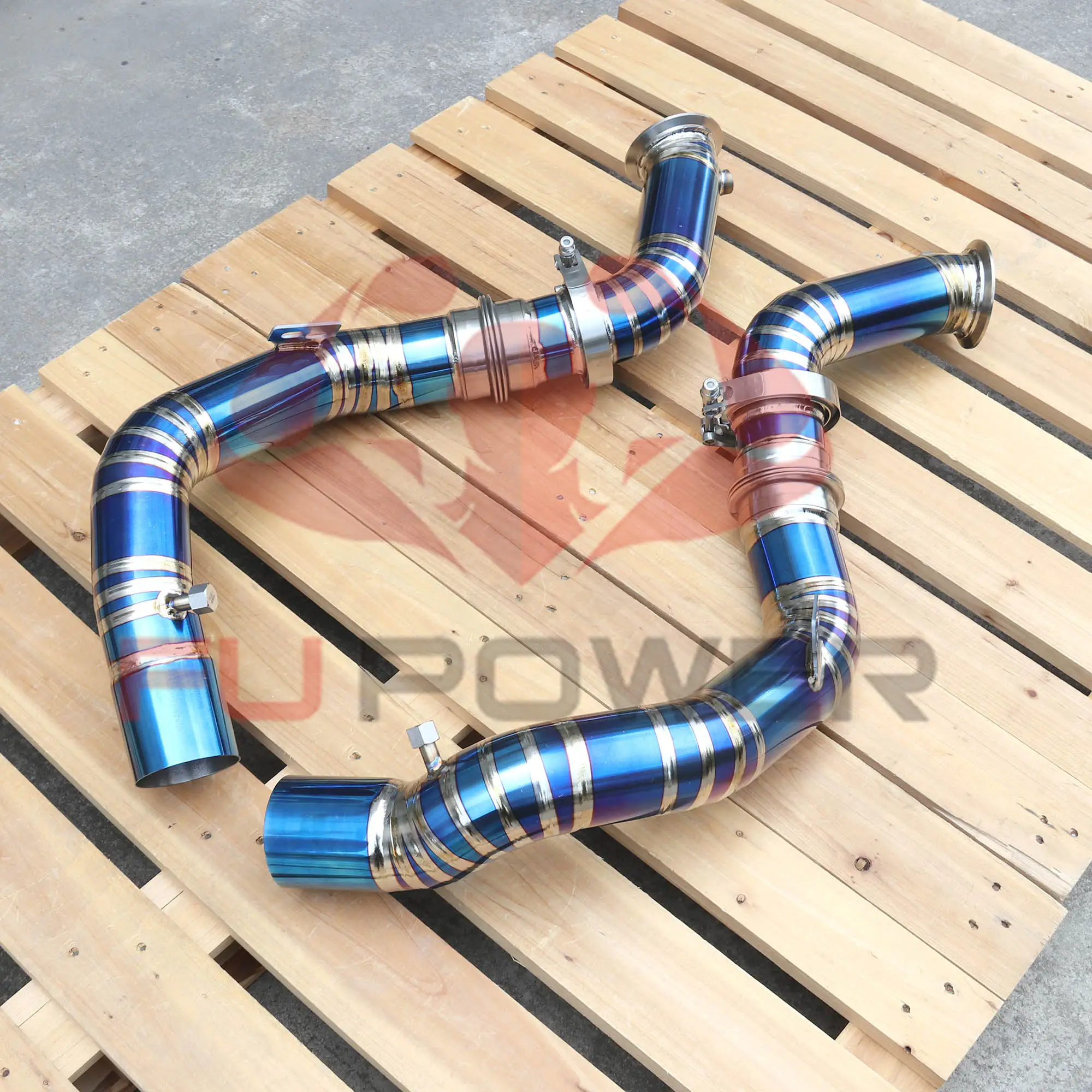 BMW M5 F90 M8 F91 F92 F93 TITANIUM DOWNPIPE 1