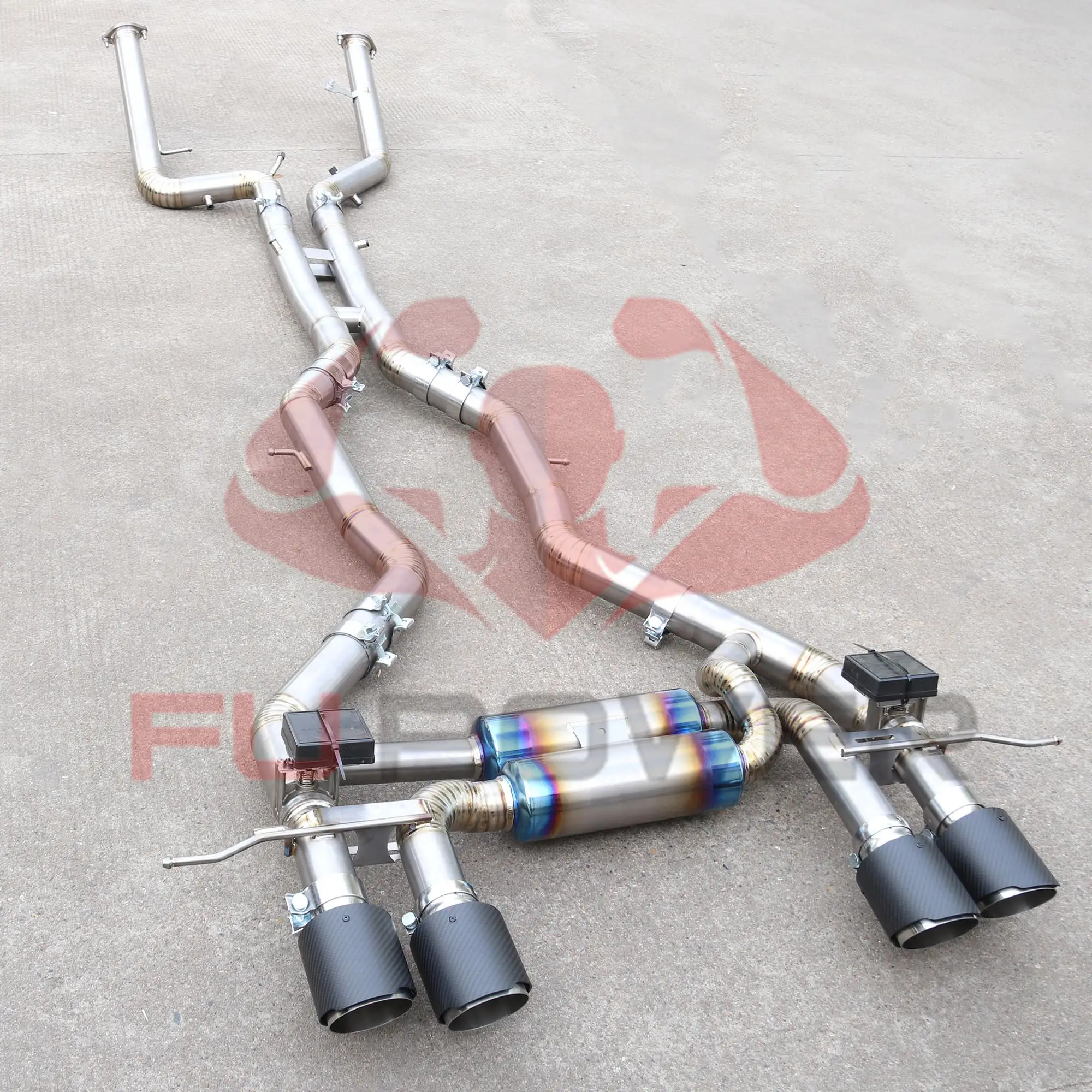 BMW S58 M2 G87 3.0T Titanium Catback Sistema de exaustão silenciador 2023-2025 Modelos 1