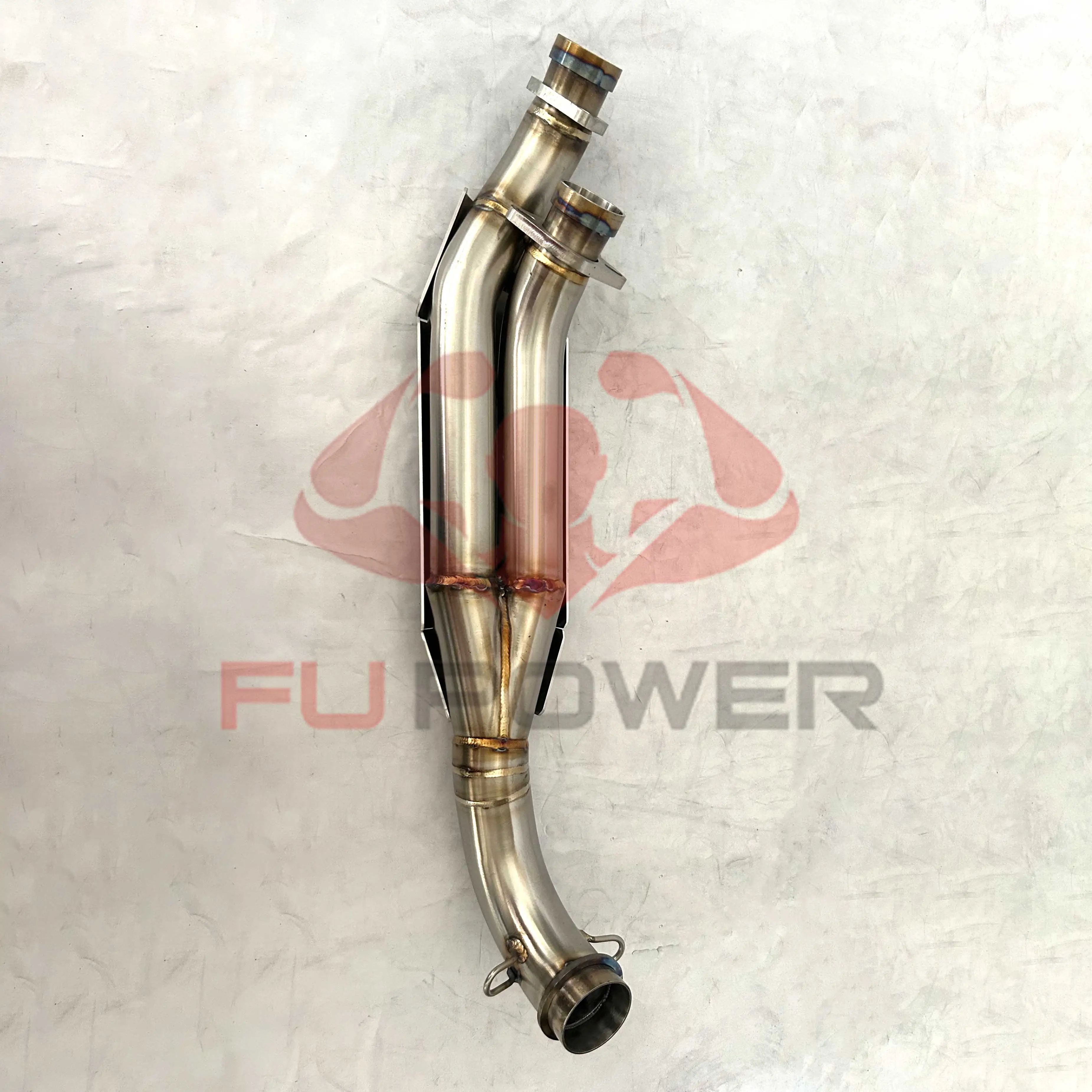 Polaris Sportsman 1000 XP Tubo de encabezado de escape de la cabeza gemela de alto tumbo 1