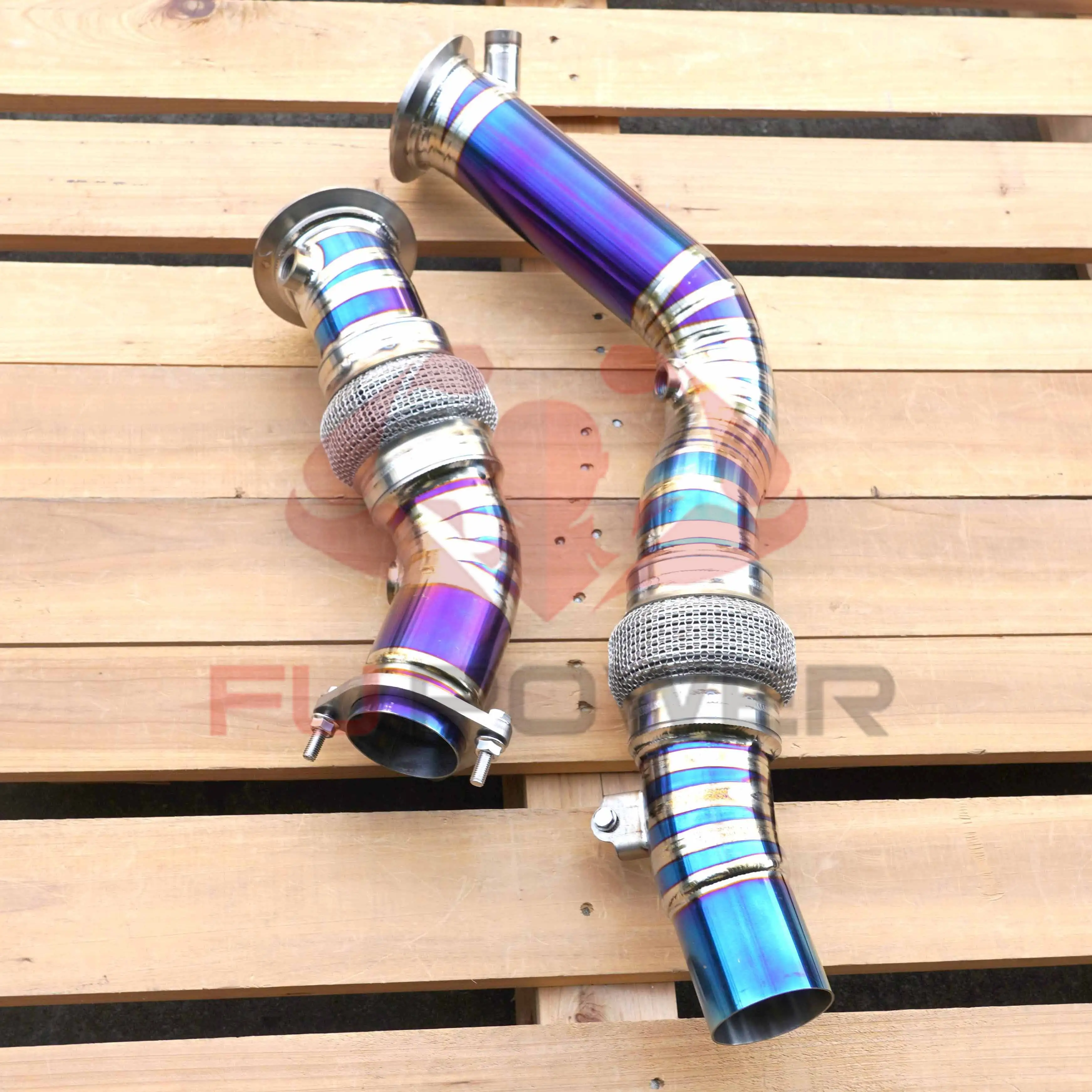 チタンダウンパイプF80 F82 M3 M4 s55 1