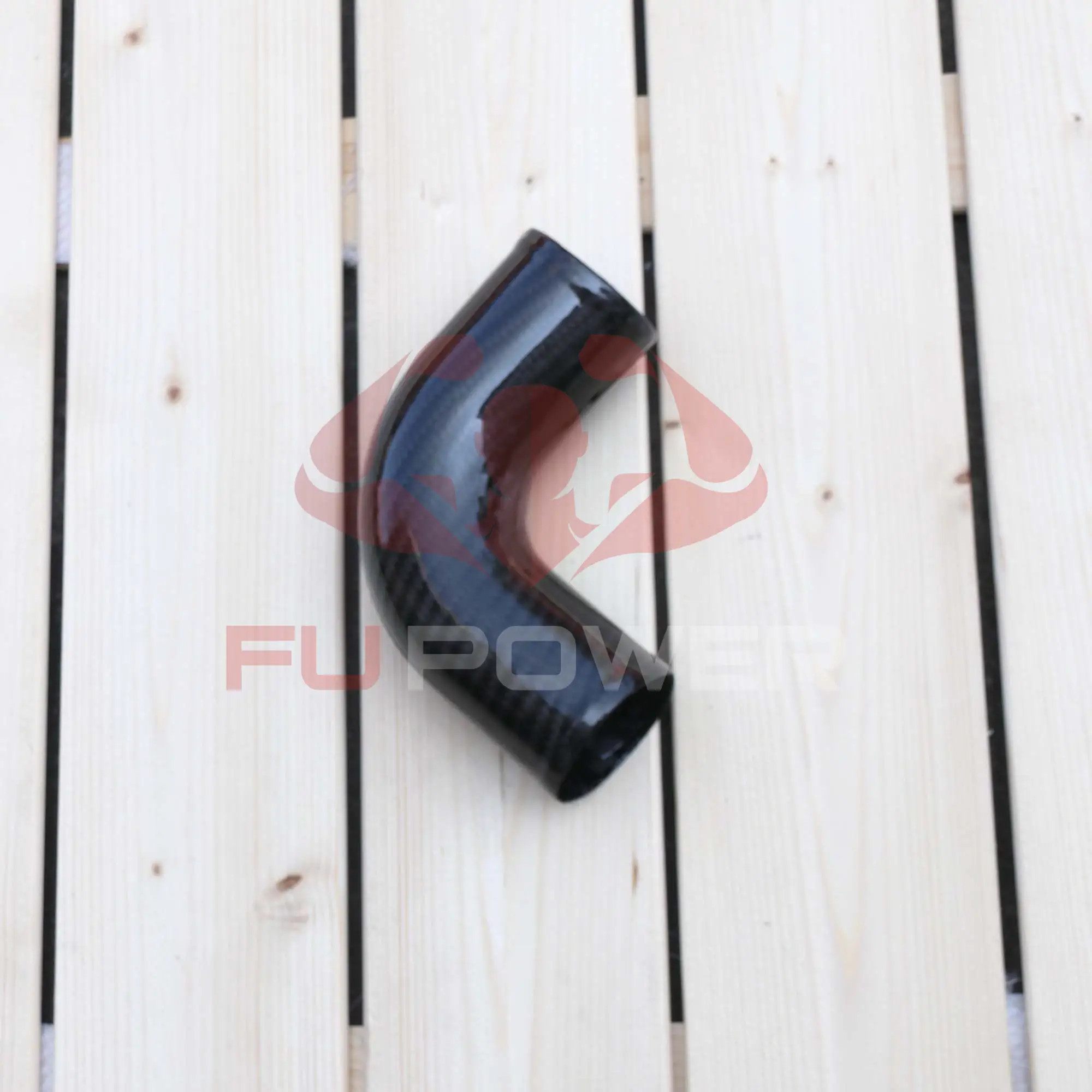 Tubo de fibra de carbono seco de 90 graus de 90 graus personalizado de 2 polegadas 1
