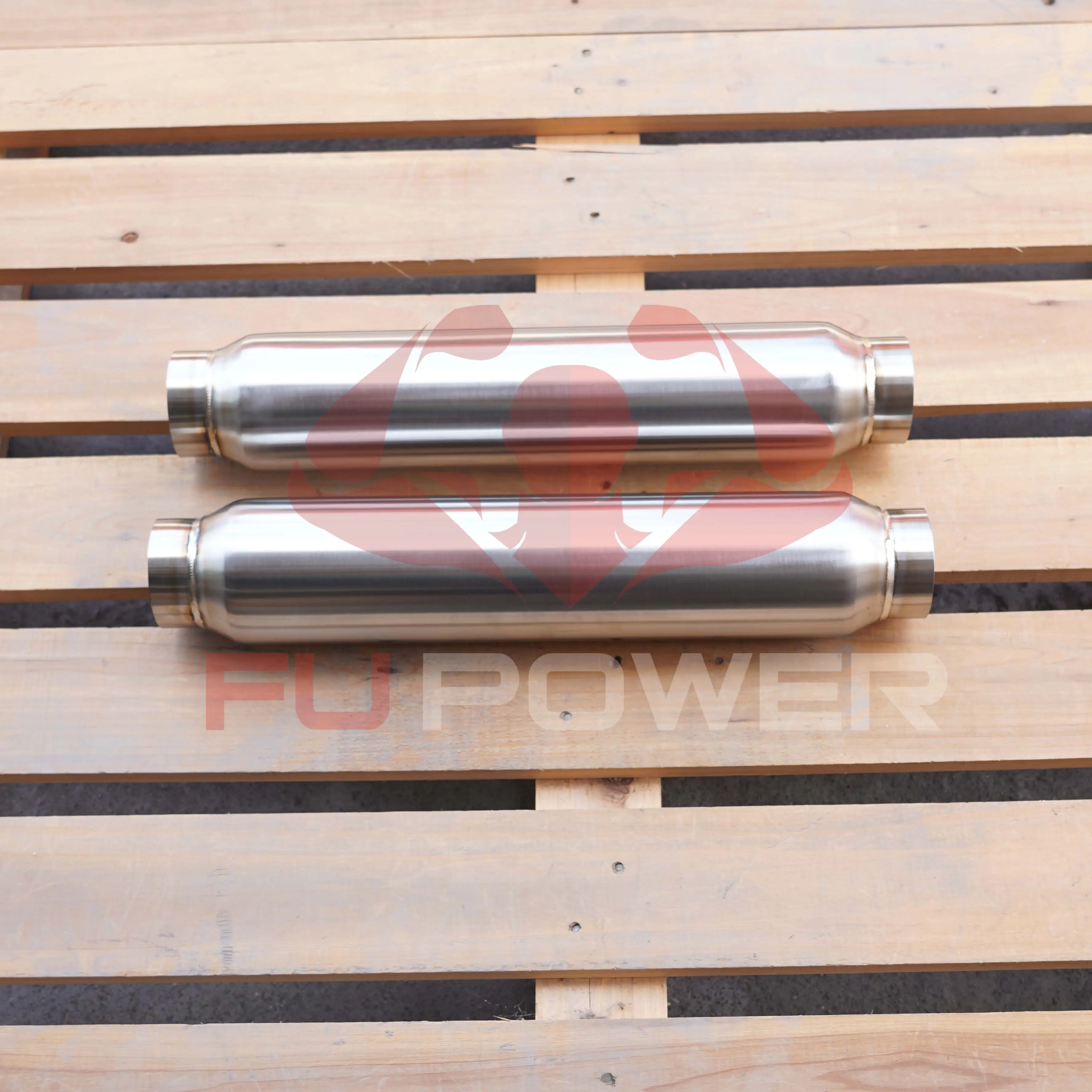 Customized stainless steel Muffler brushed finish 1