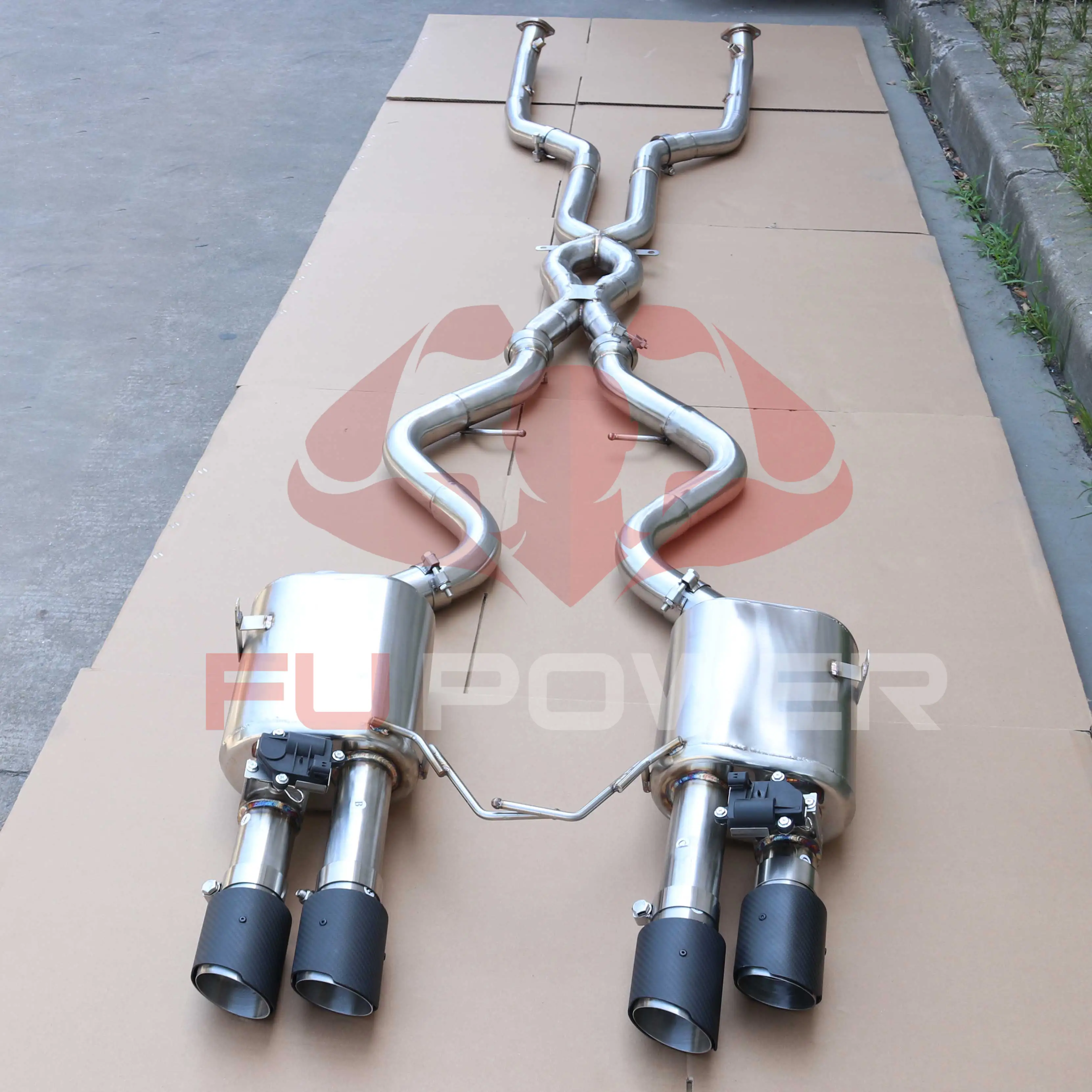 High Performance BMW M3 E90 E93 E92 4.0L catback exhaust pipes 2008-2013 1