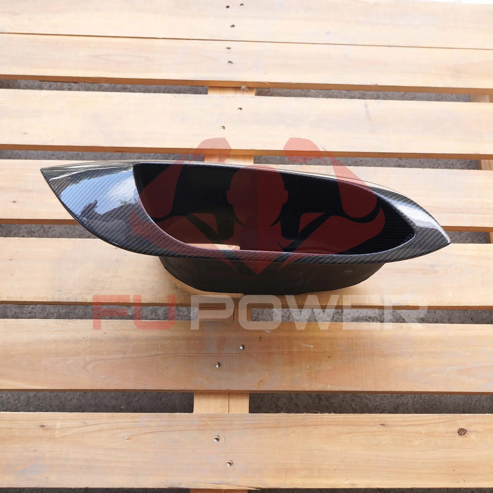 E92 Carbon Fiber Headlight Air Duct 1