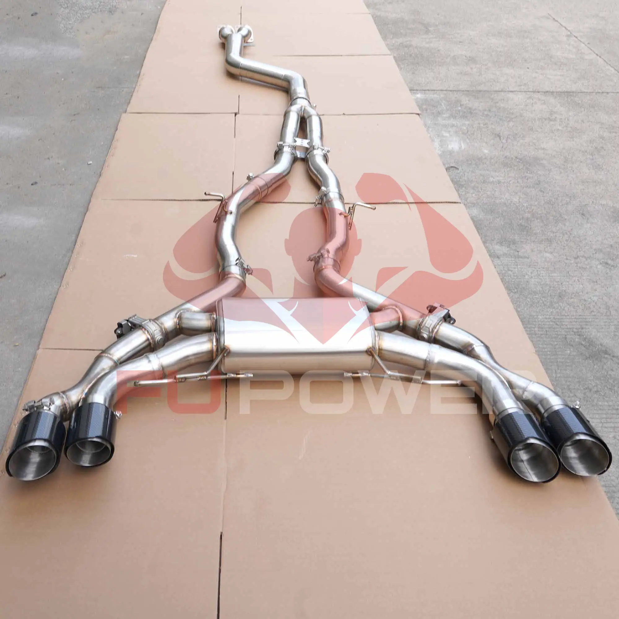 Catback exhaust BMW X3M F97 X4M F98 4.4T S58 3.0T 2019-2022 1
